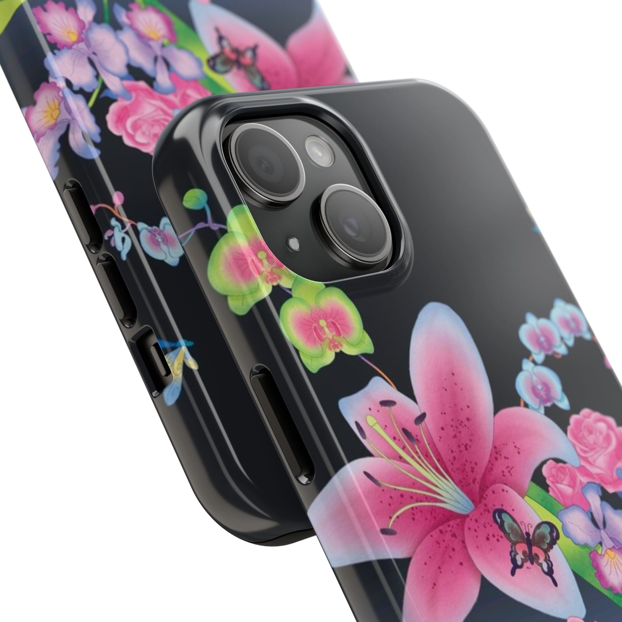Bright Lily and Orchid  Phone Case