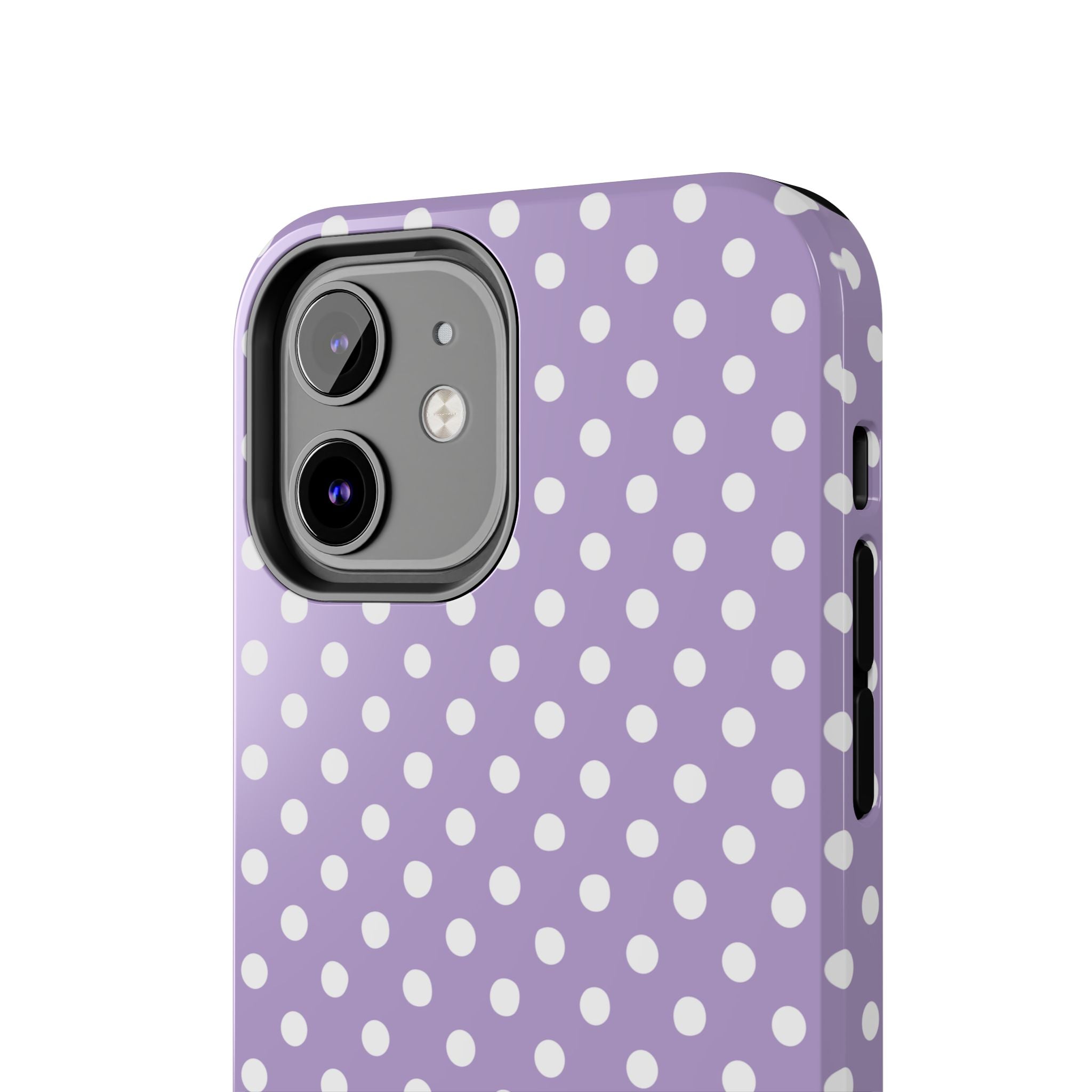 Purple Polka Dot Phone Case  - Tough Impact-Resistant Case