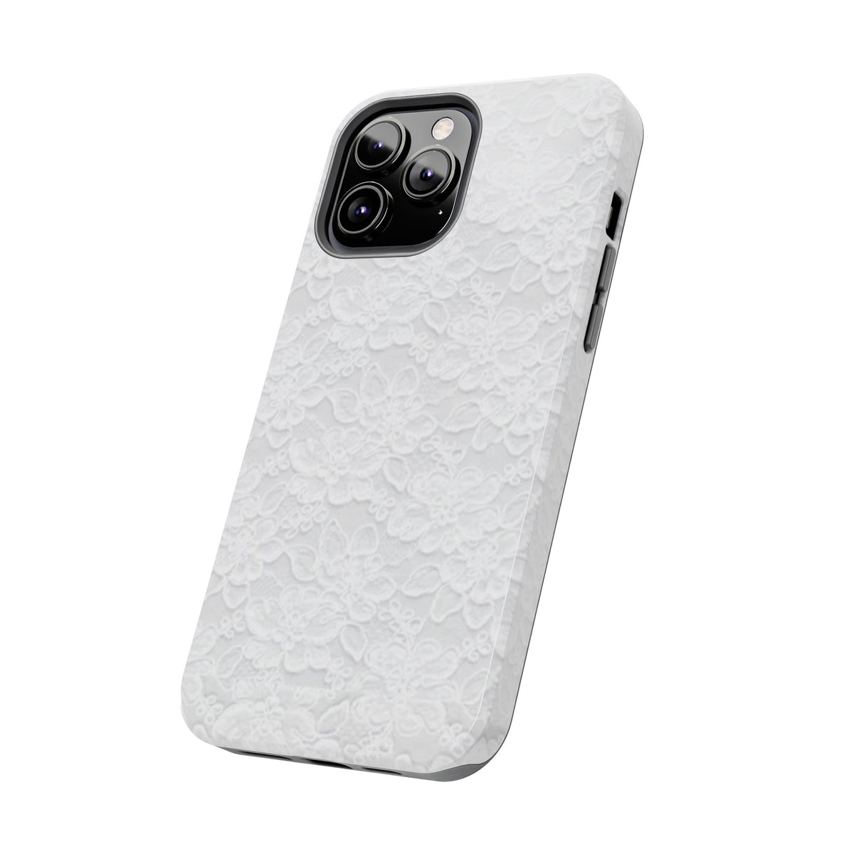 White Lace Coquette Phone Case