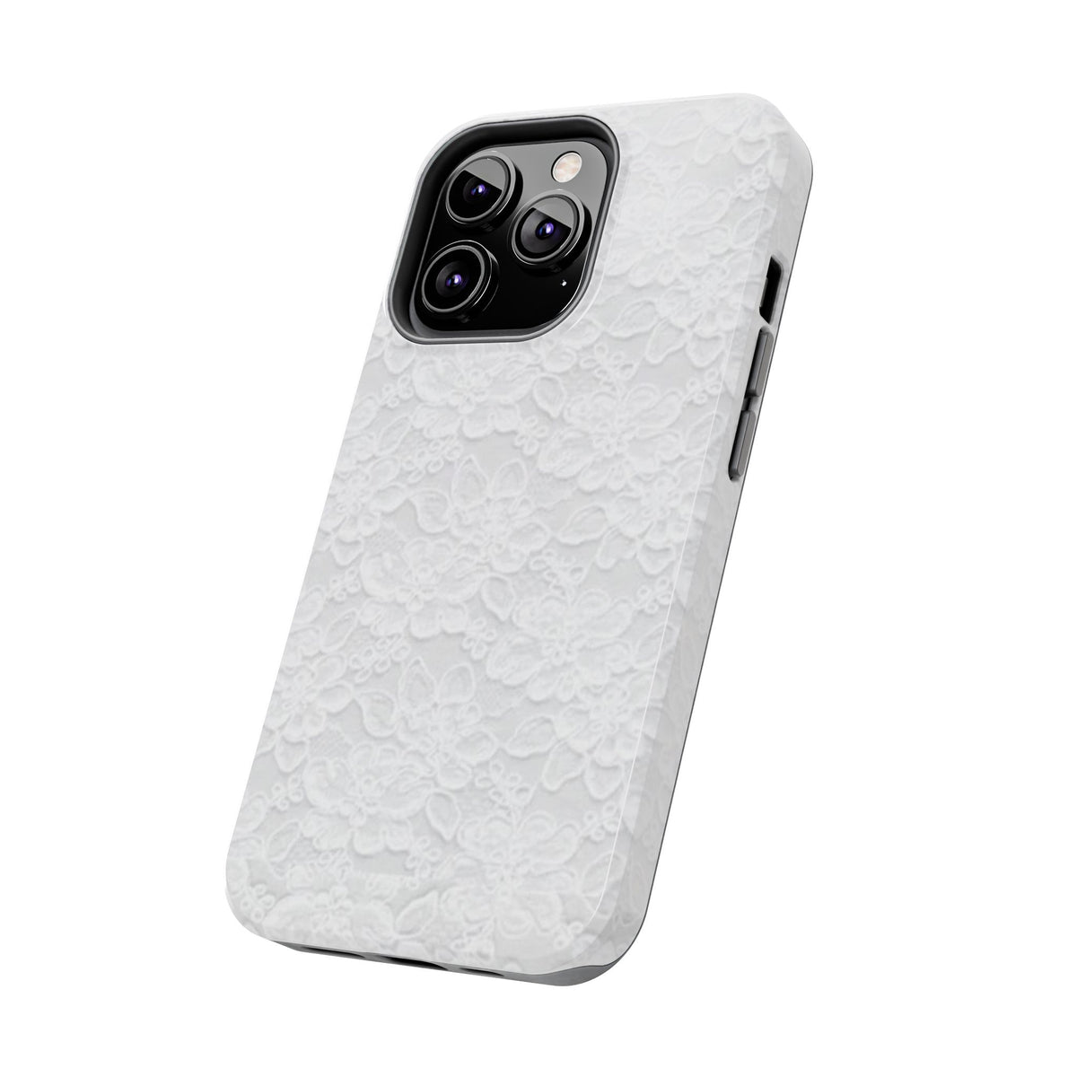 White Lace Coquette Phone Case
