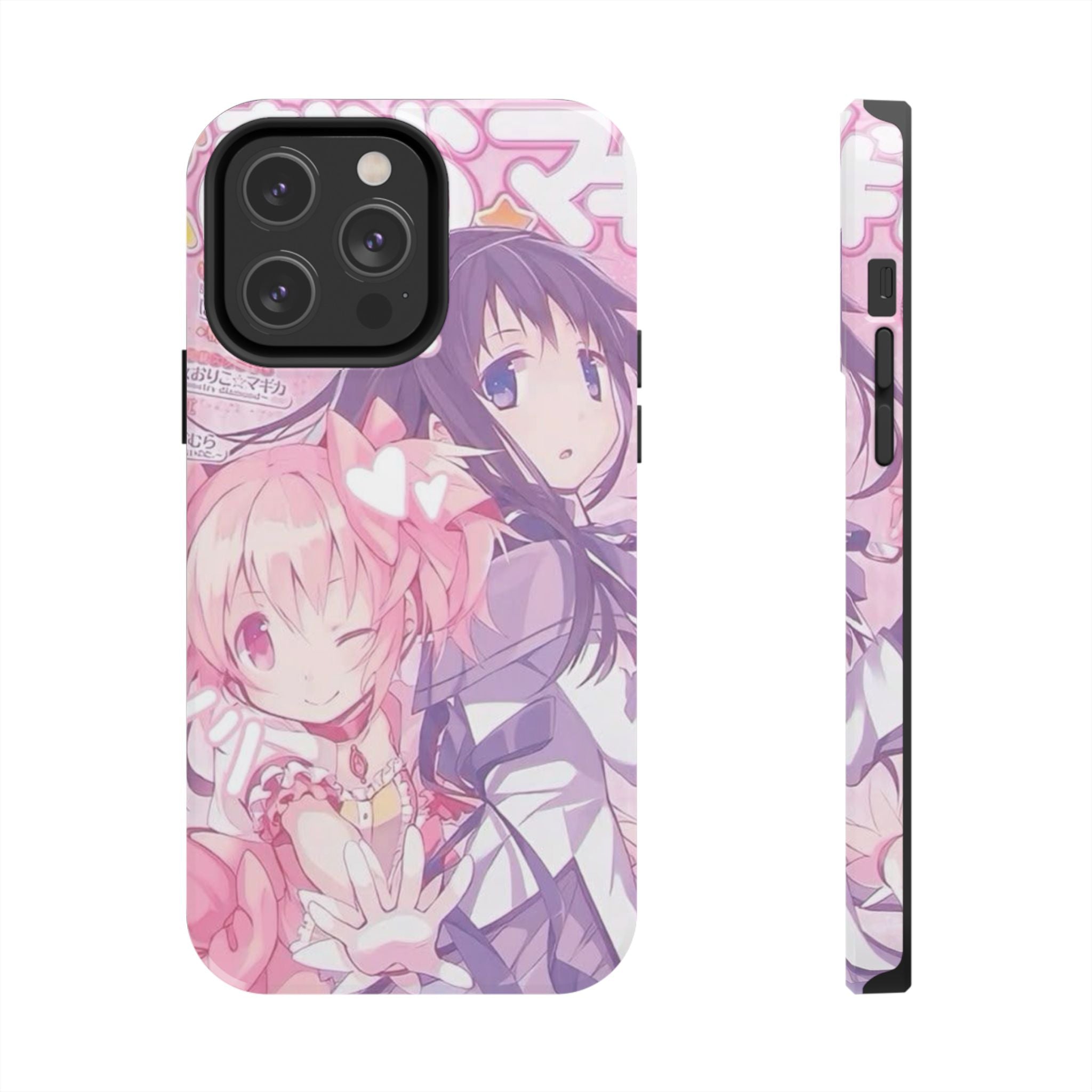 Cute Pink and Purple Anime Phone Case