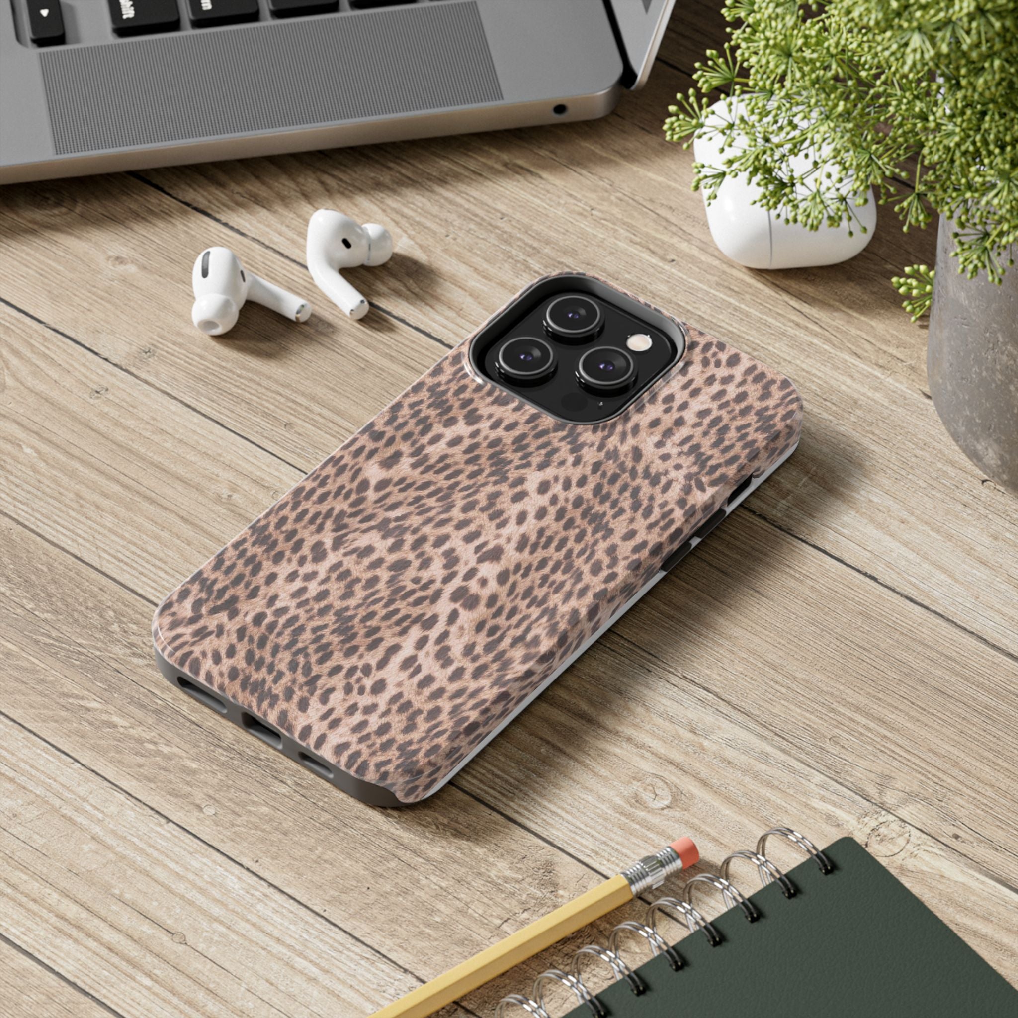 Classy Cheetah Fawn Leopard - Tough Impact-Resistant Case