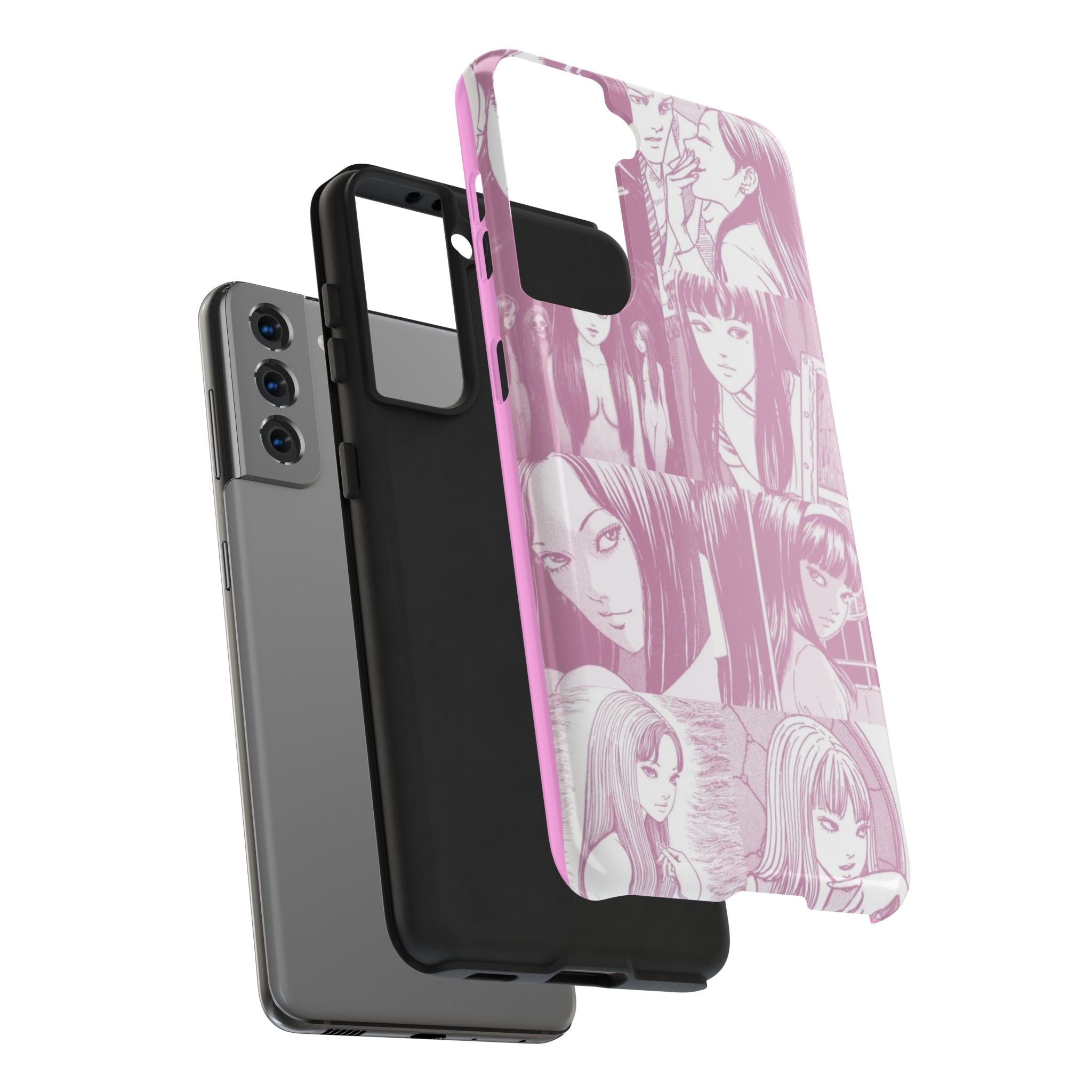 Cute Pink Anime Girl Comic BookPhone Case  - Tough Impact-Resistant Cases