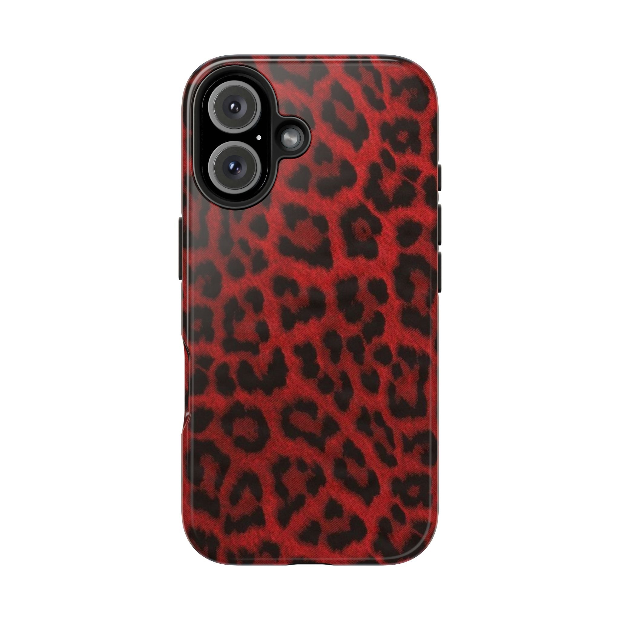 Red Cheetah Leopard Phone Case  - Tough Impact-Resistant Case