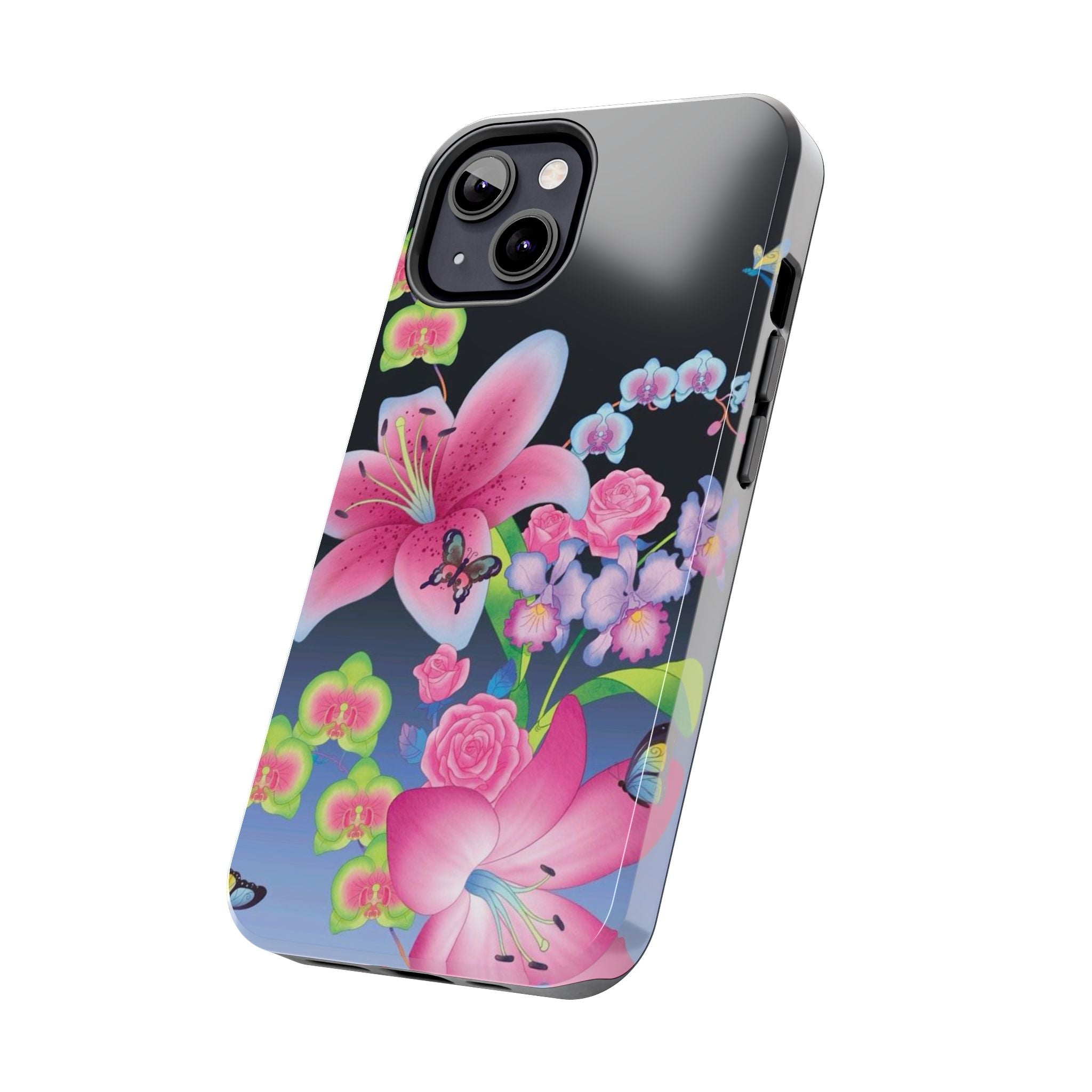 Bright Lily and Orchid  Phone Case