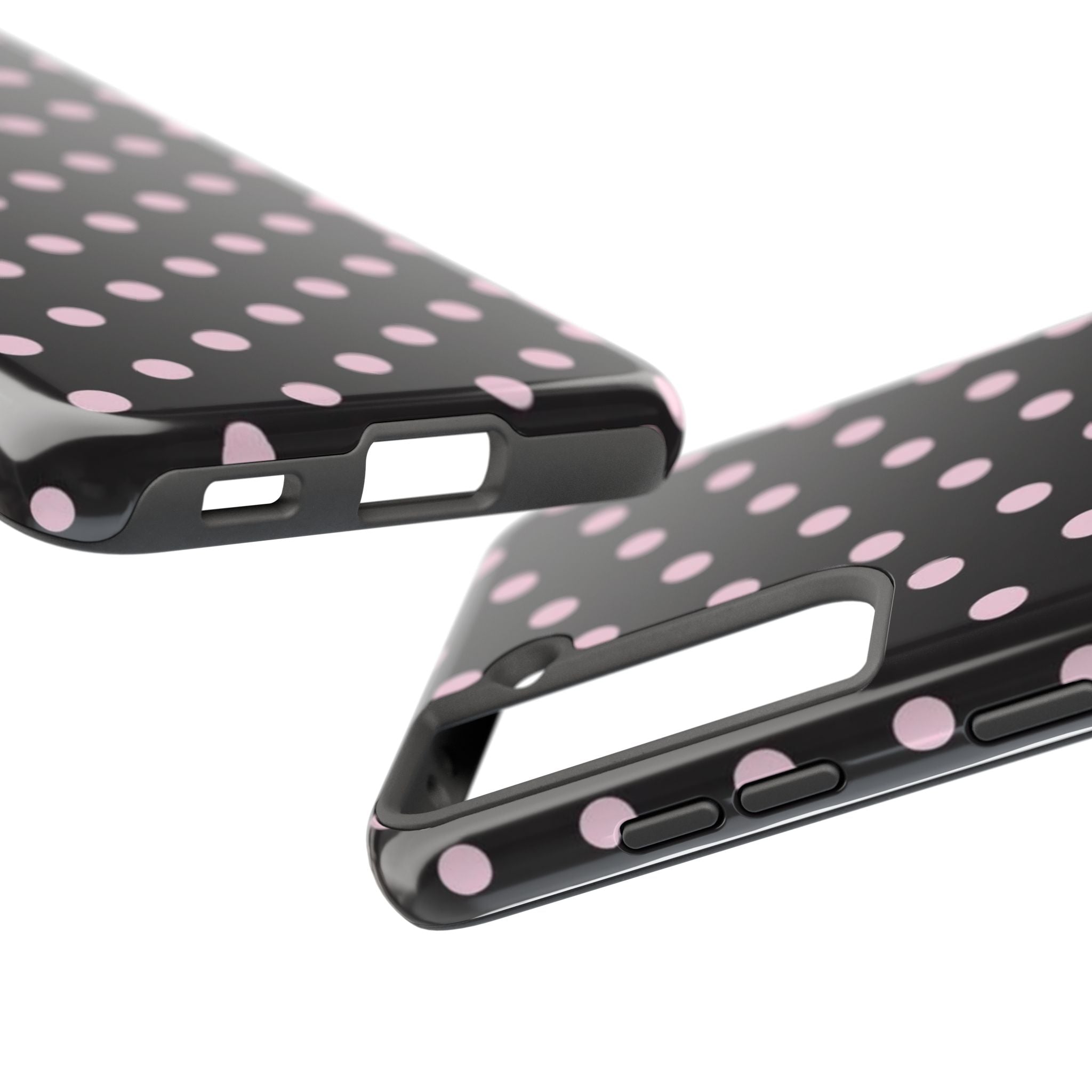 Black and Pink Spots Phone Case