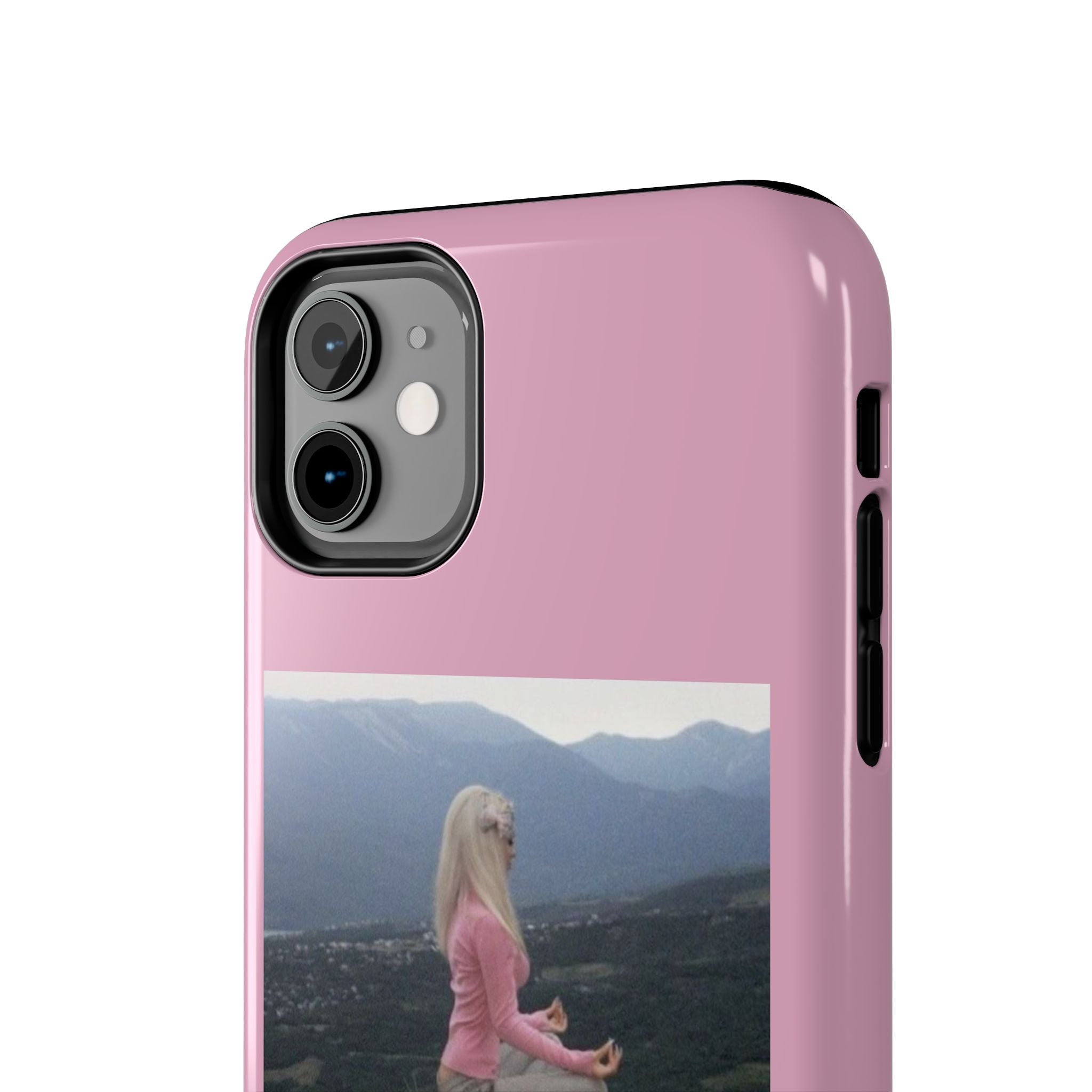 Manifestation Yoga Girl Manifesting Meme Phone Case