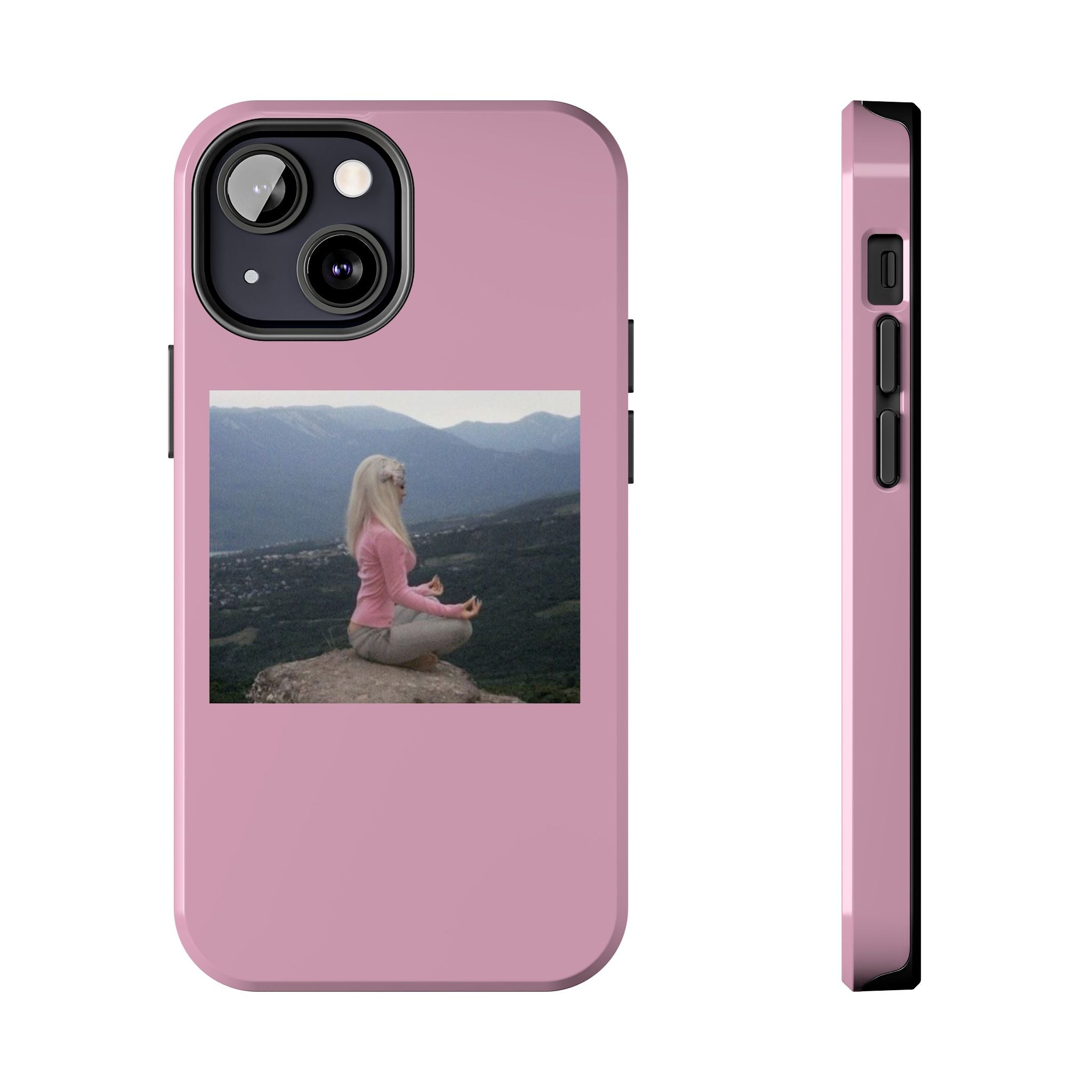 Manifestation Yoga Girl Manifesting Meme Phone Case