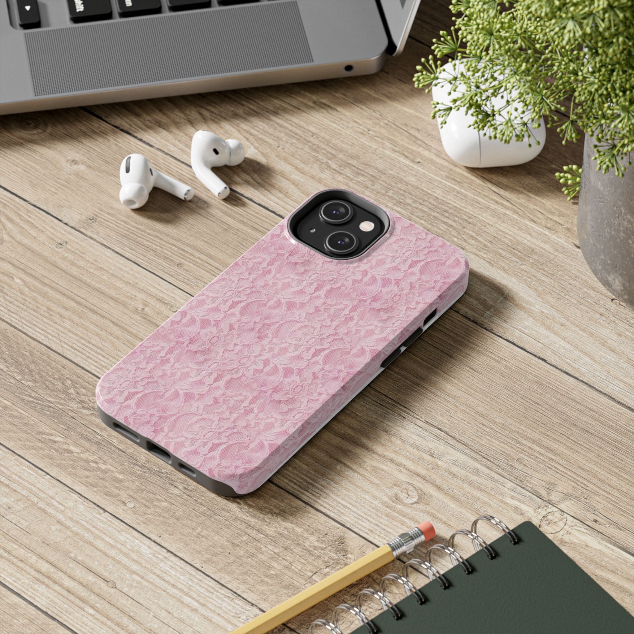 Pink Lace Phone Case