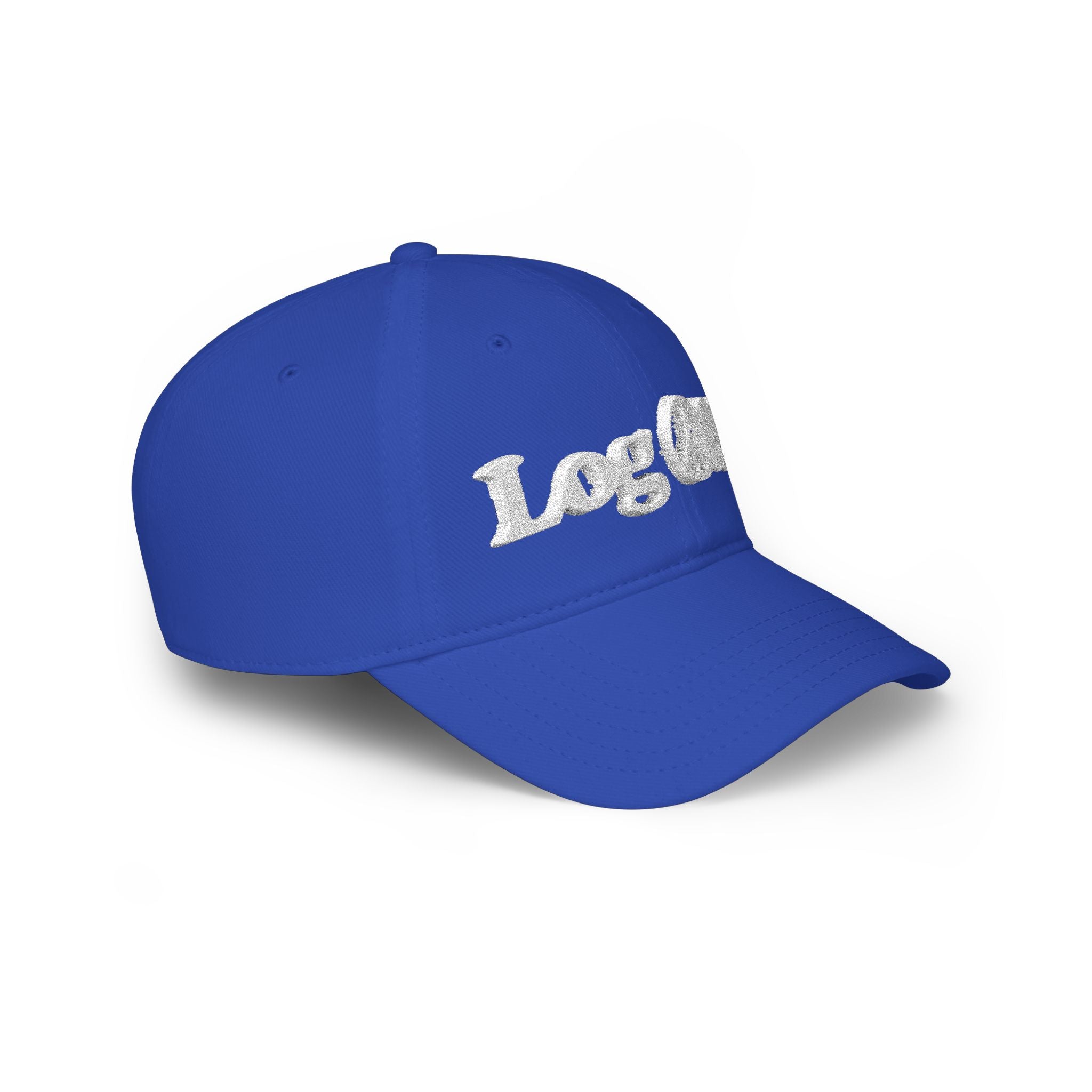 Log Off Peace Sign (White Text) Low Profile Baseball Cap