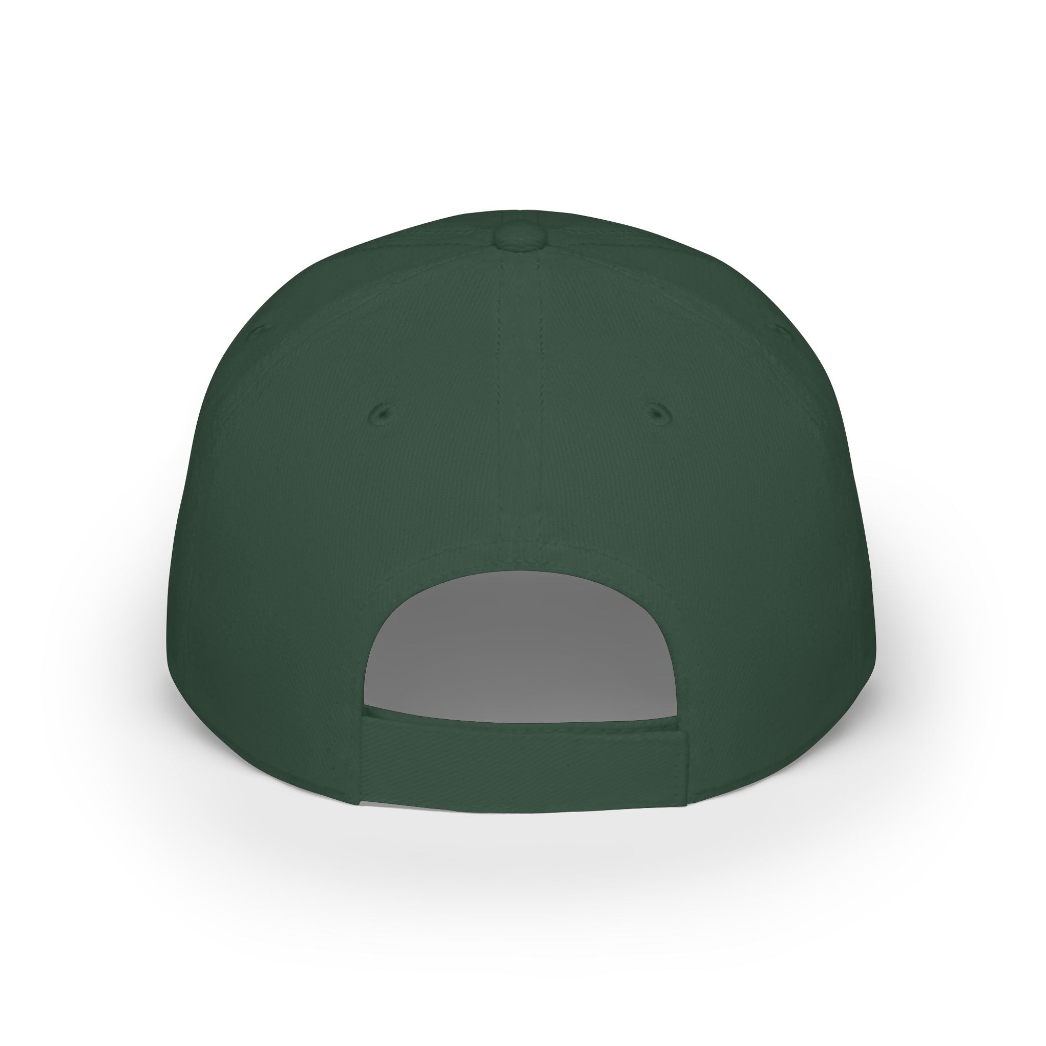 Log Off Peace Sign (White Text) Low Profile Baseball Cap