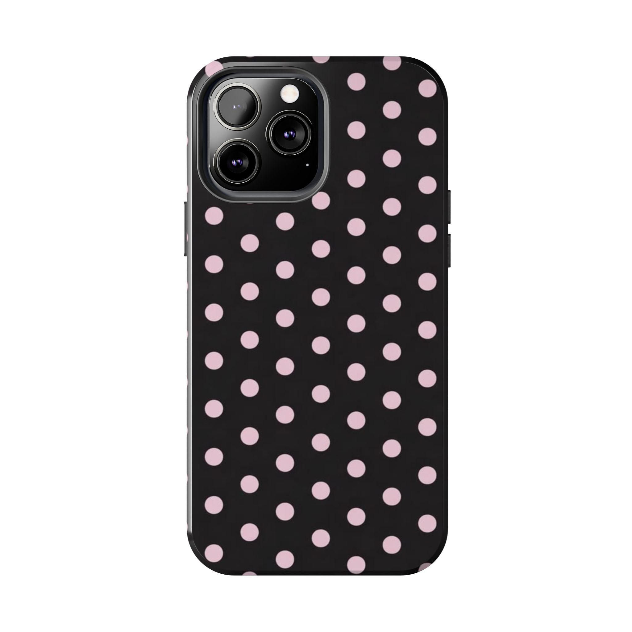 Black and Pink Spots Phone Case