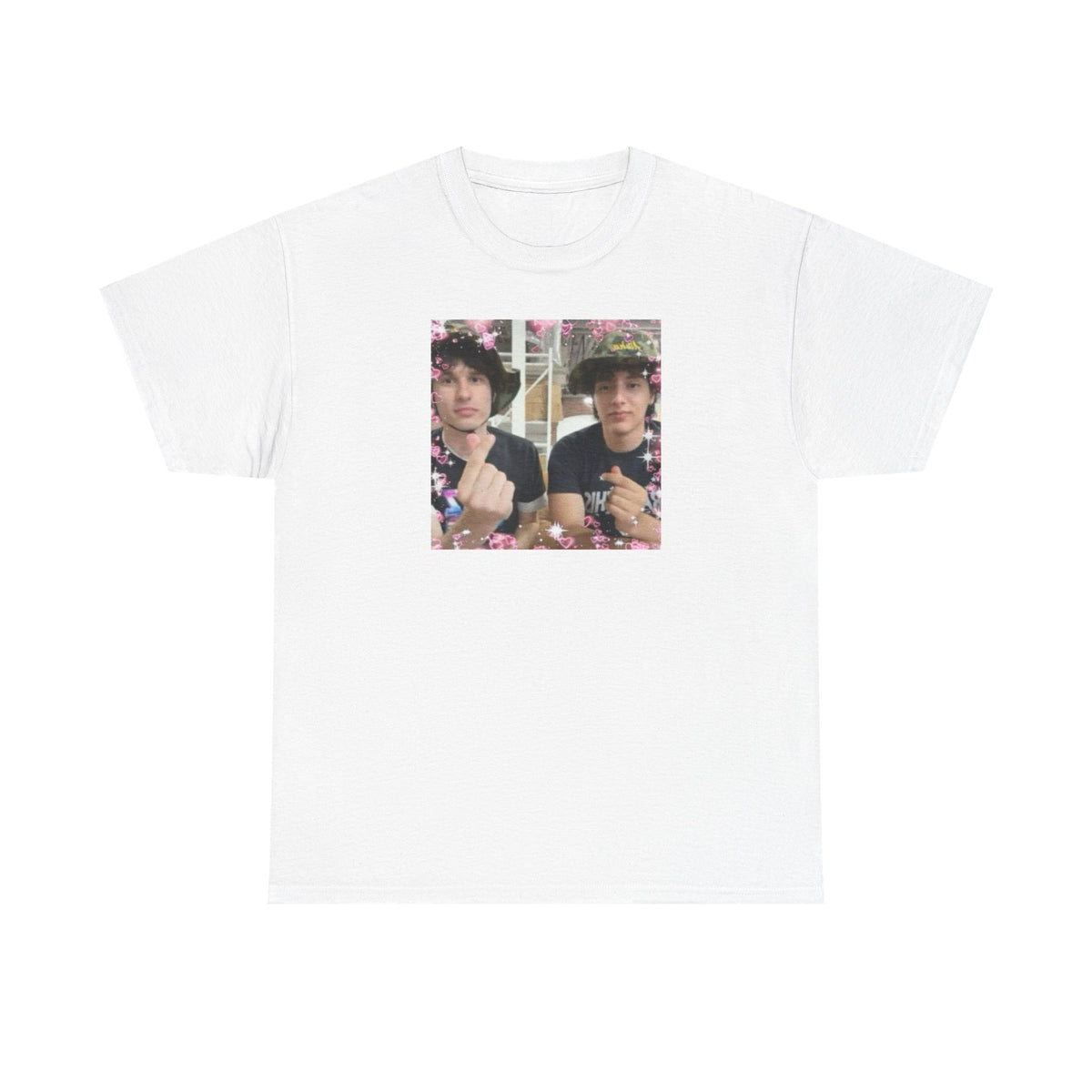 Proud Slushy Noobz Kawaii Cute Pic Martin and Hamzah Fan Merch Unisex Heavy Cotton Tee