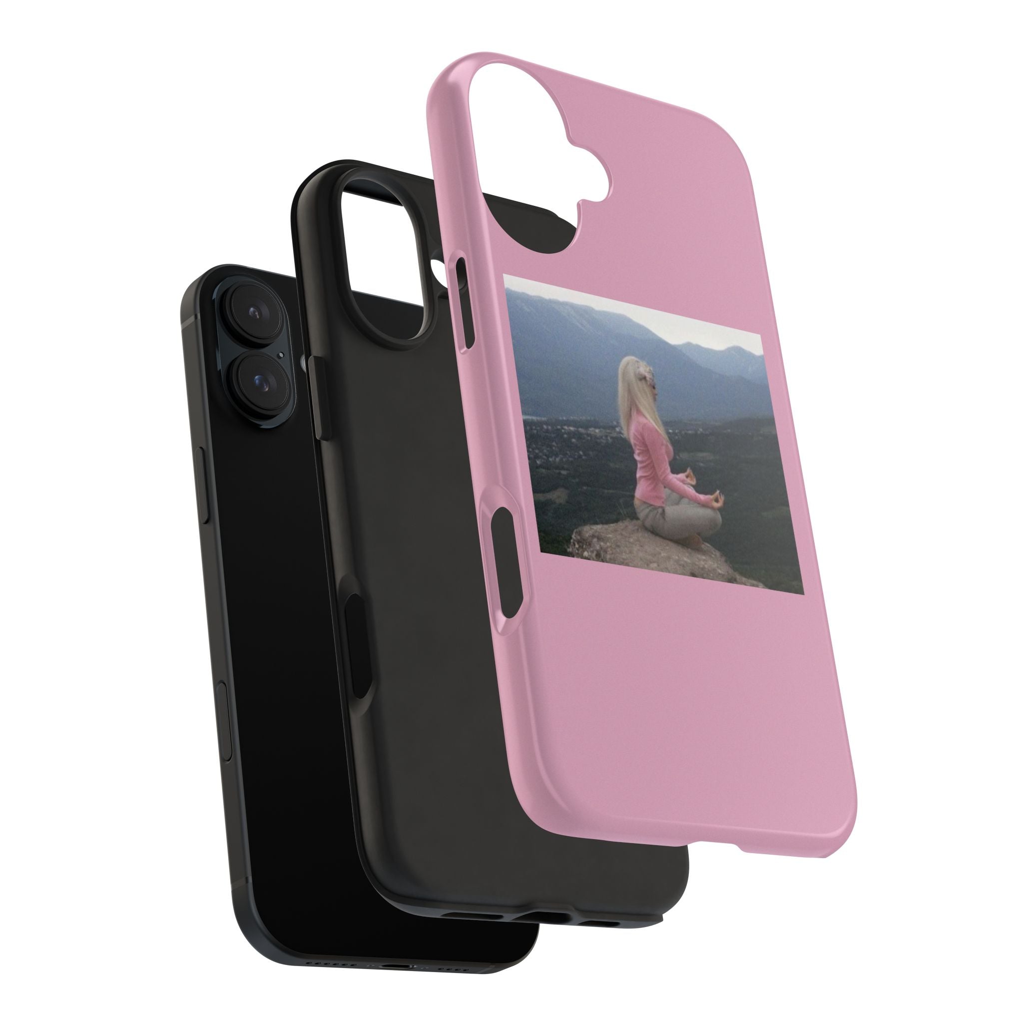 Manifestation Yoga Girl Manifesting Meme Phone Case