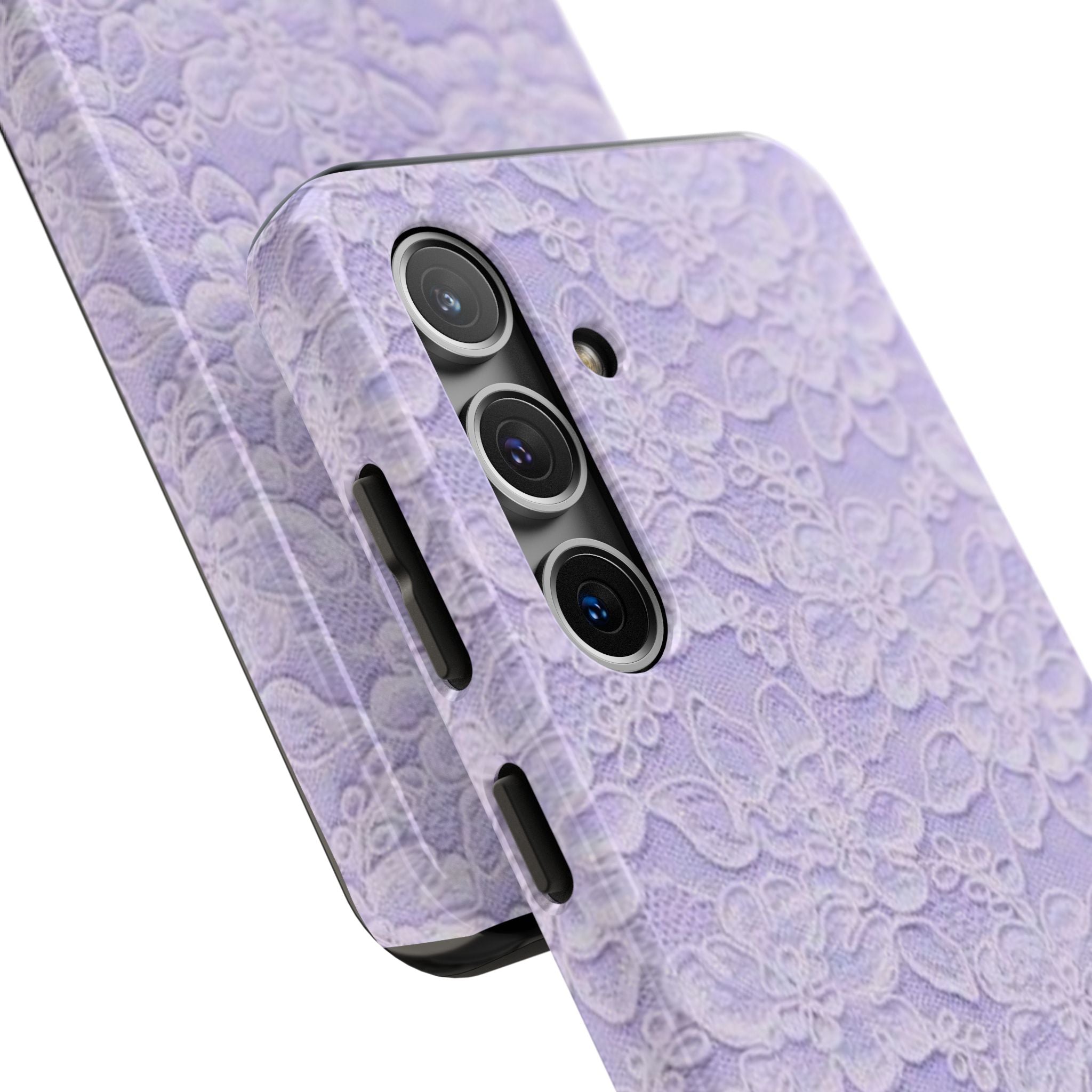Purple Lace Cute Coquette Phone Case