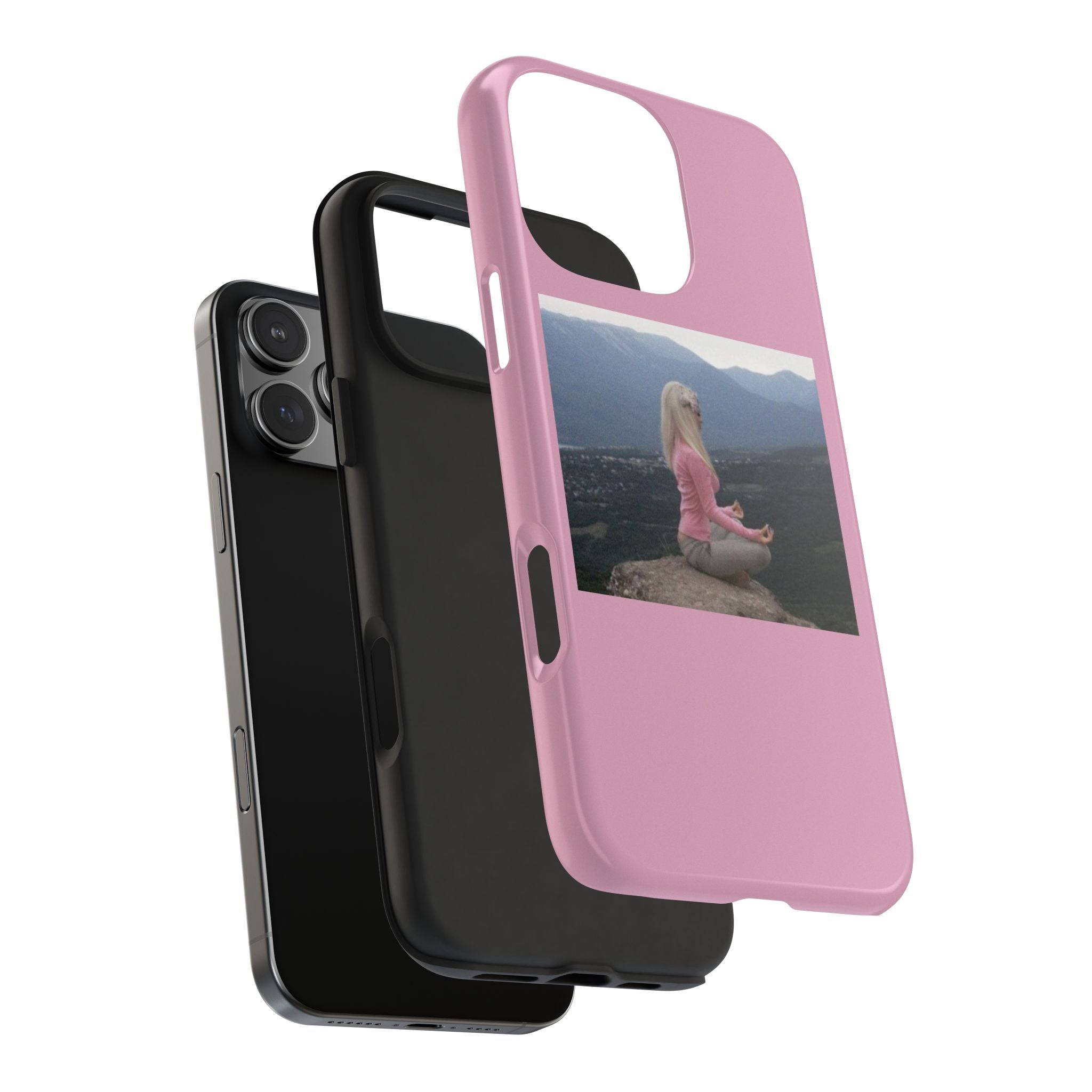 Manifestation Yoga Girl Manifesting Meme Phone Case