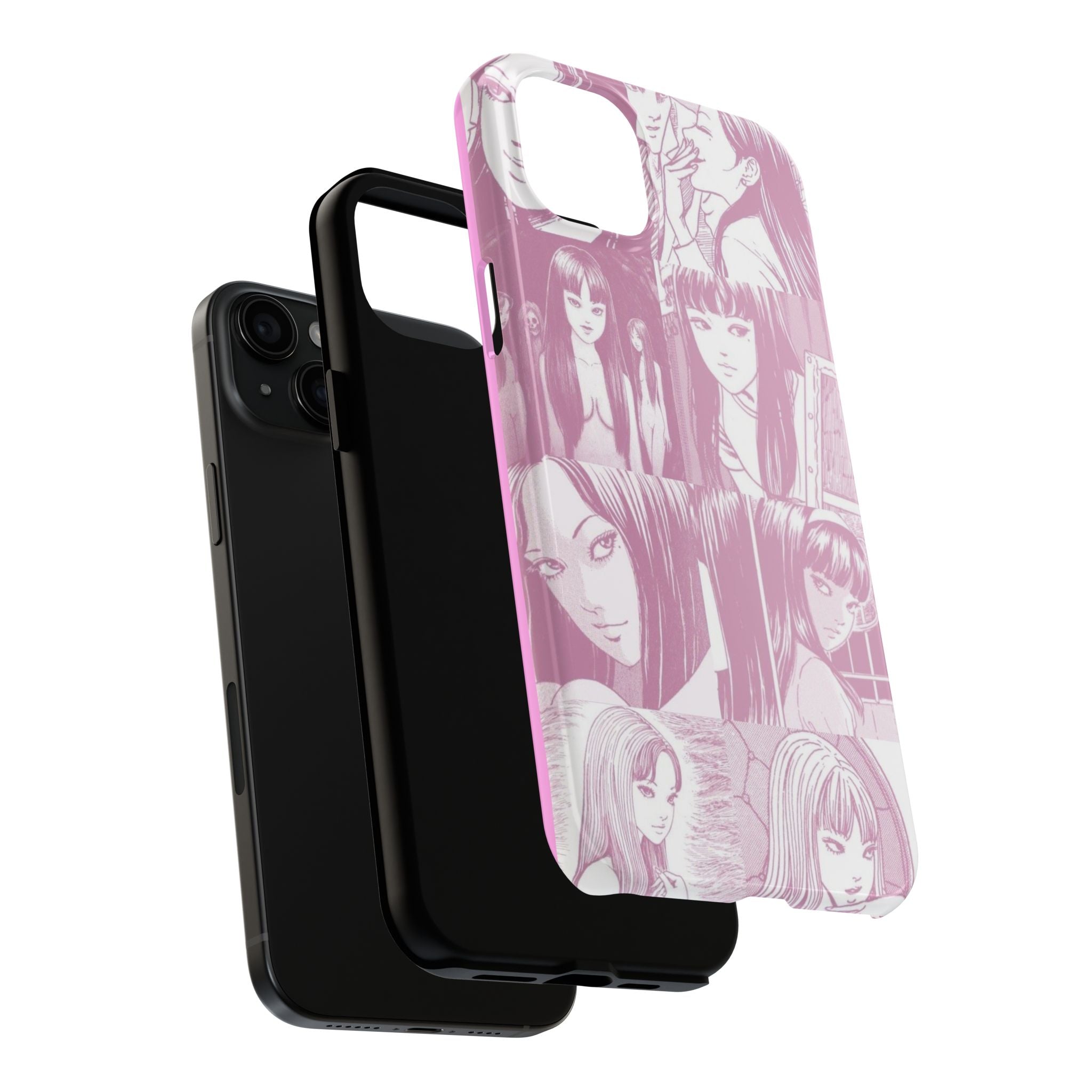 Cute Pink Anime Girl Comic BookPhone Case  - Tough Impact-Resistant Cases