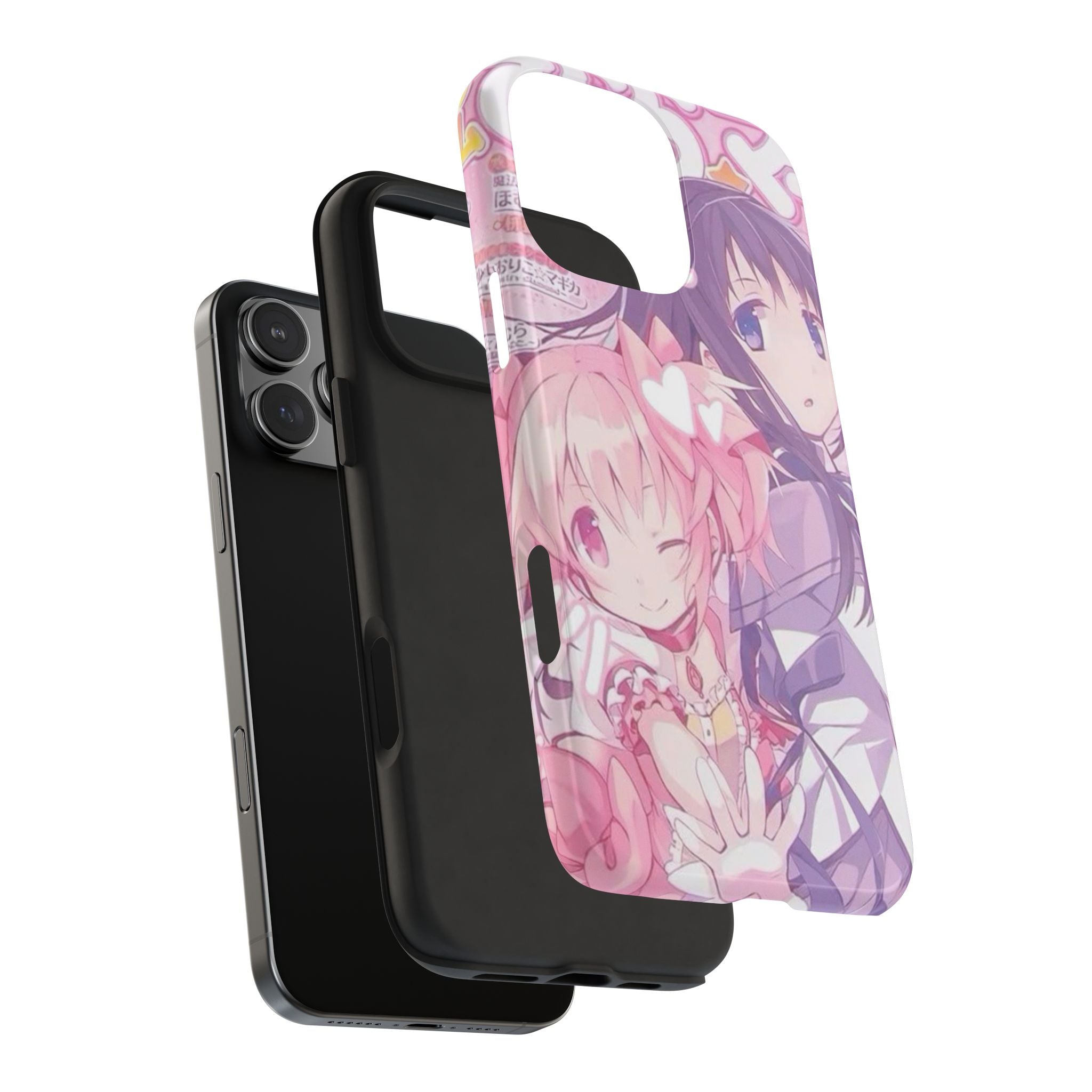 Cute Pink and Purple Anime Phone Case
