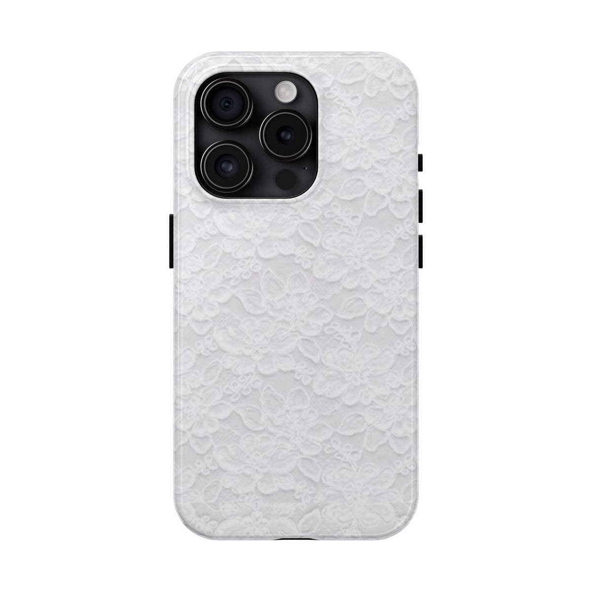White Lace Coquette Phone Case