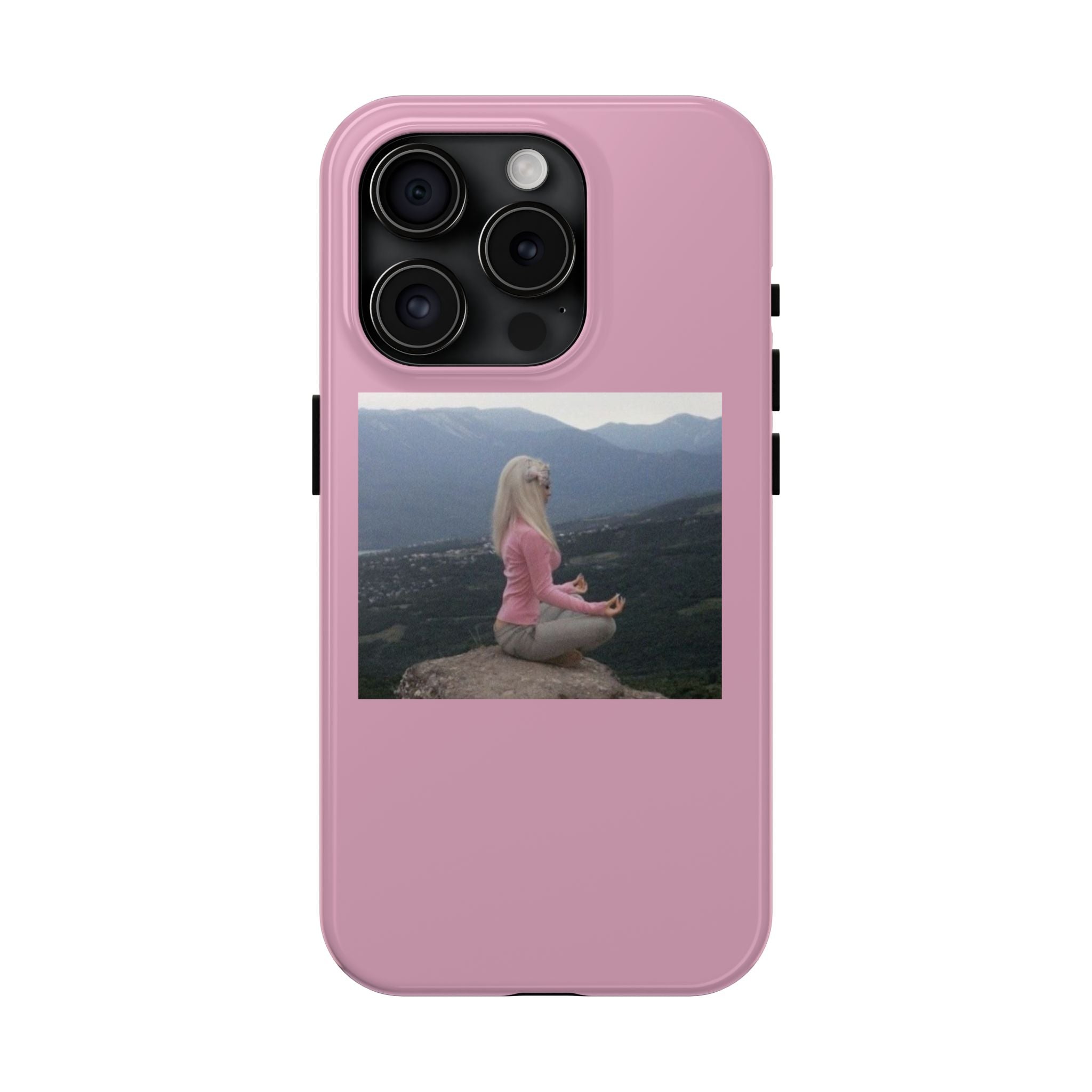 Manifestation Yoga Girl Manifesting Meme Phone Case