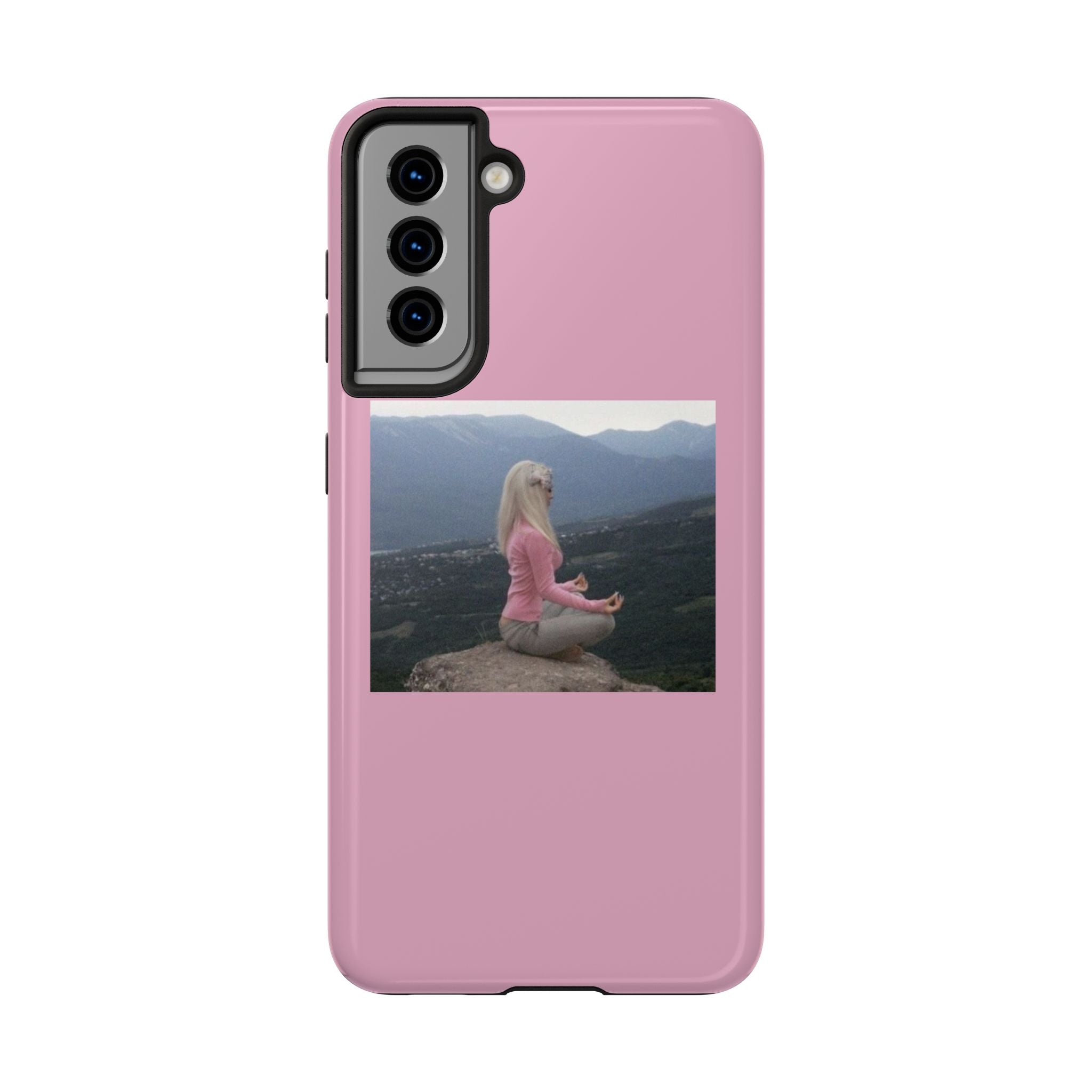 Manifestation Yoga Girl Manifesting Meme Phone Case