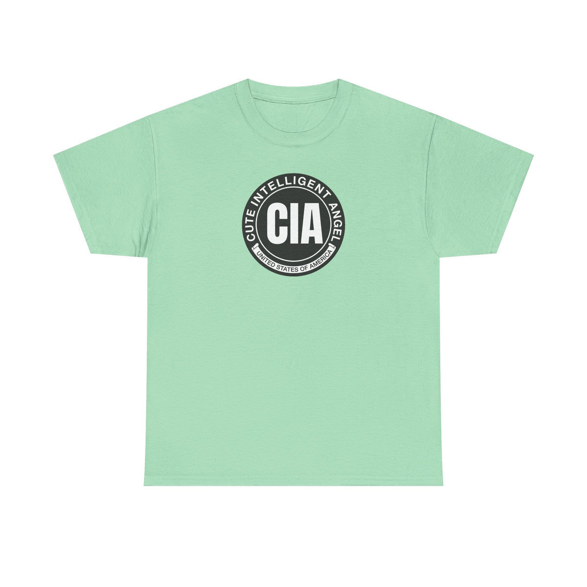 CIA Cute Intelligent Angel 100% Cotton Tee