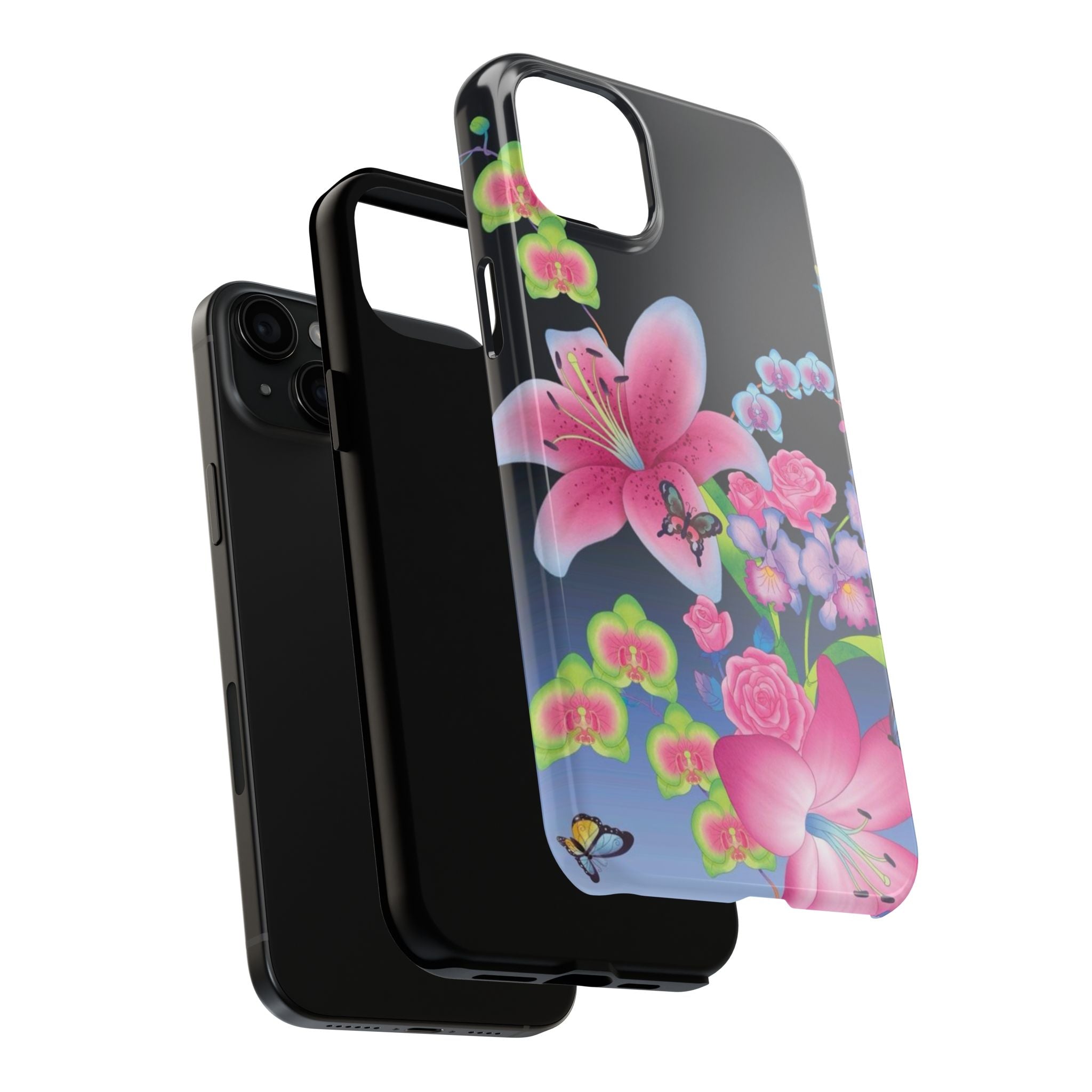 Bright Lily and Orchid  Phone Case