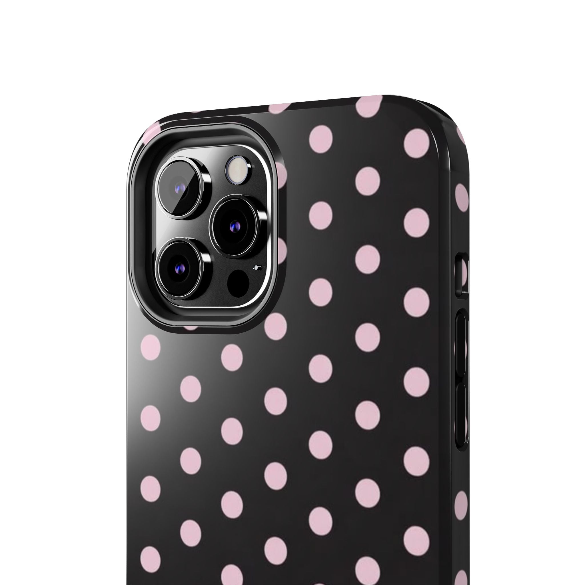 Black and Pink Spots Phone Case