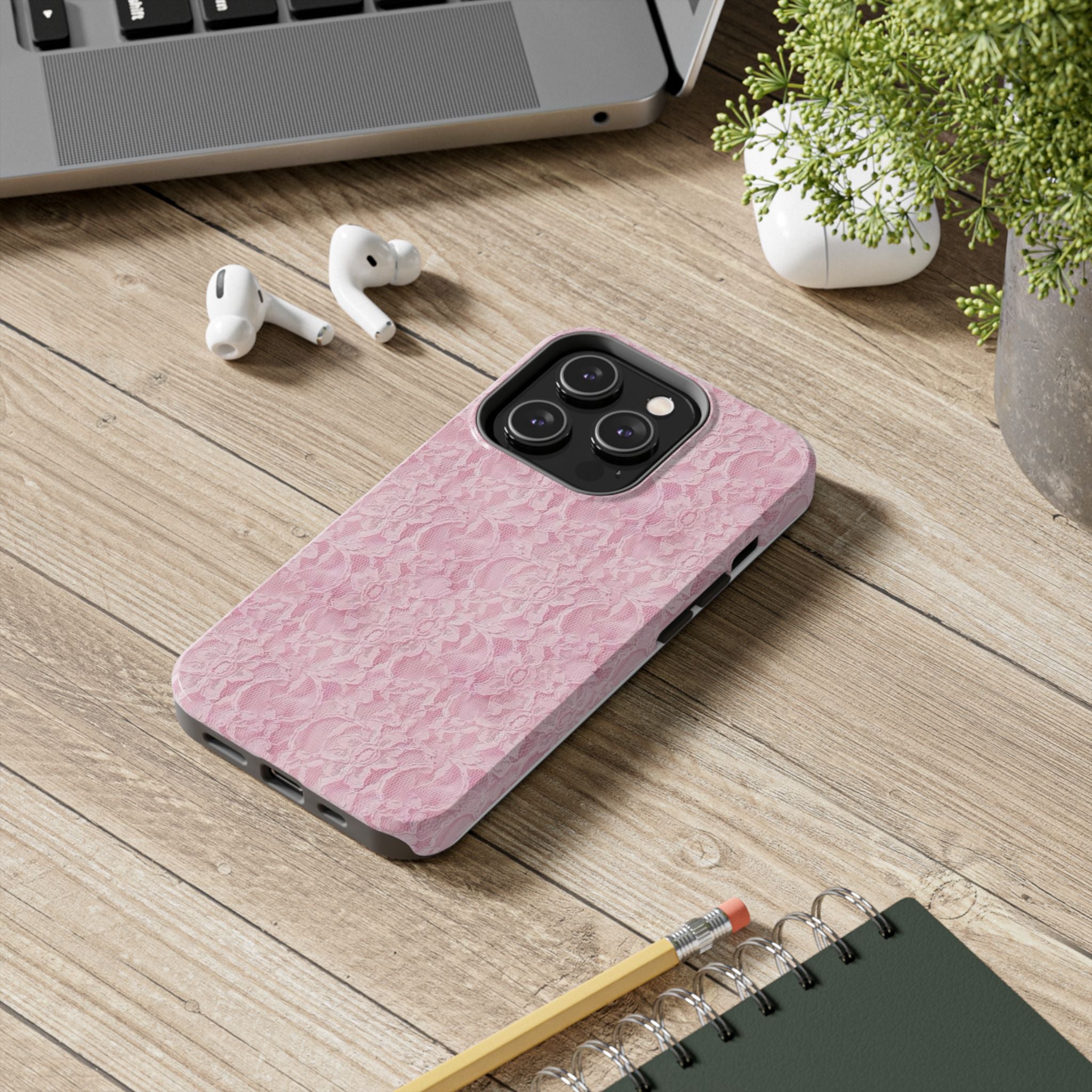 Pink Lace Phone Case