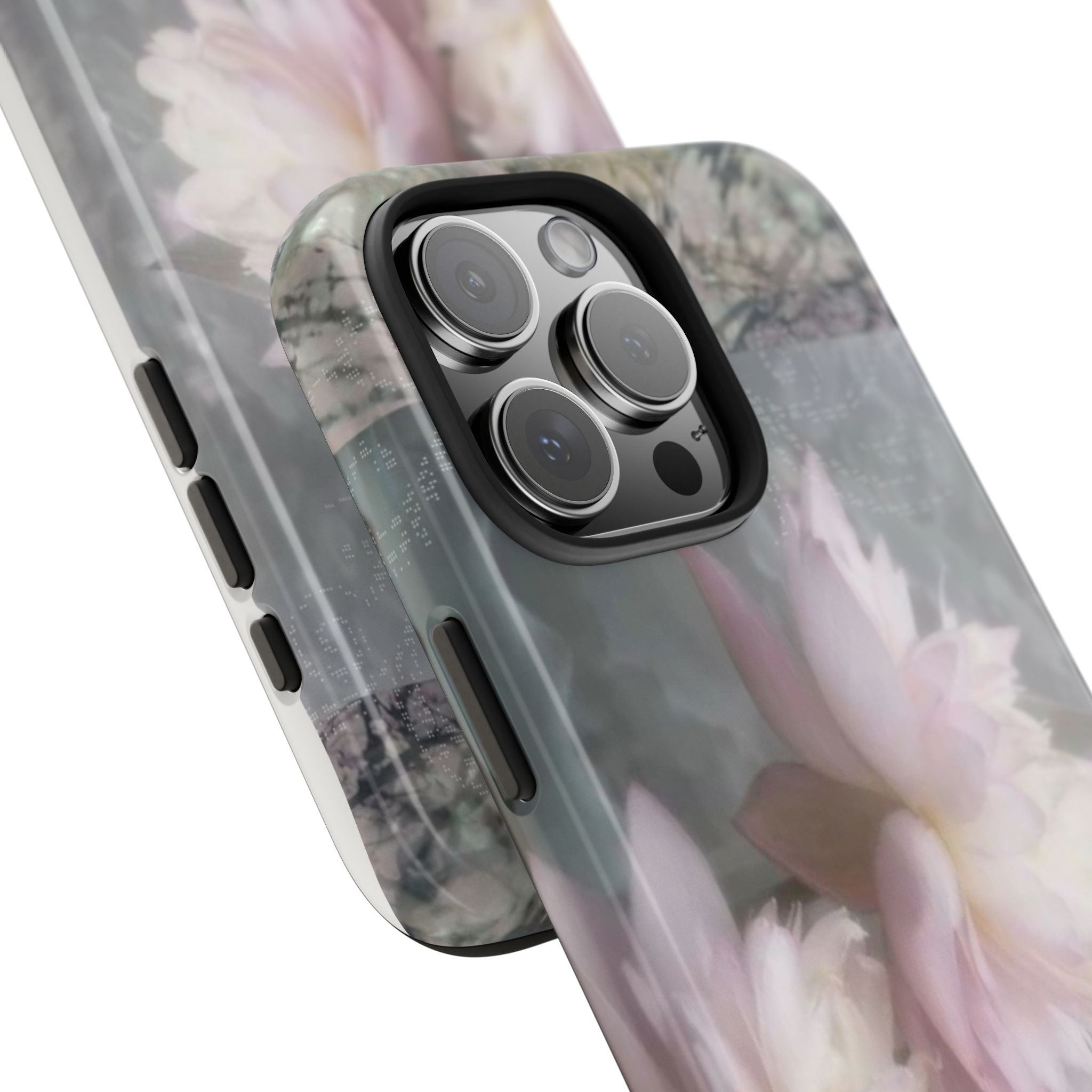Lotus Flowers Cyber Whimsy Phone Case