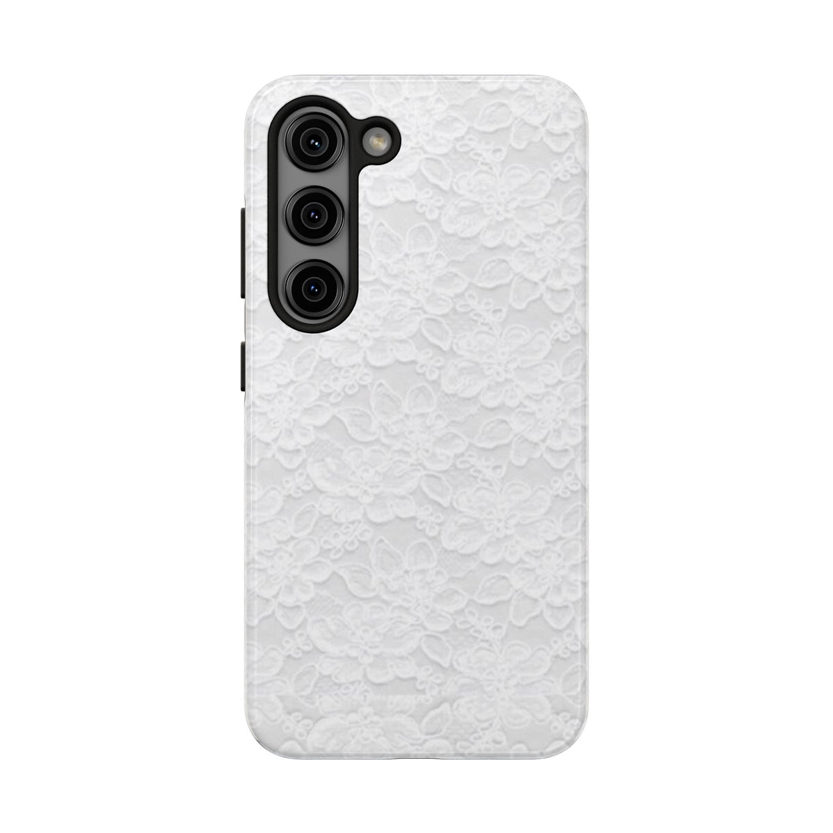White Lace Coquette Phone Case