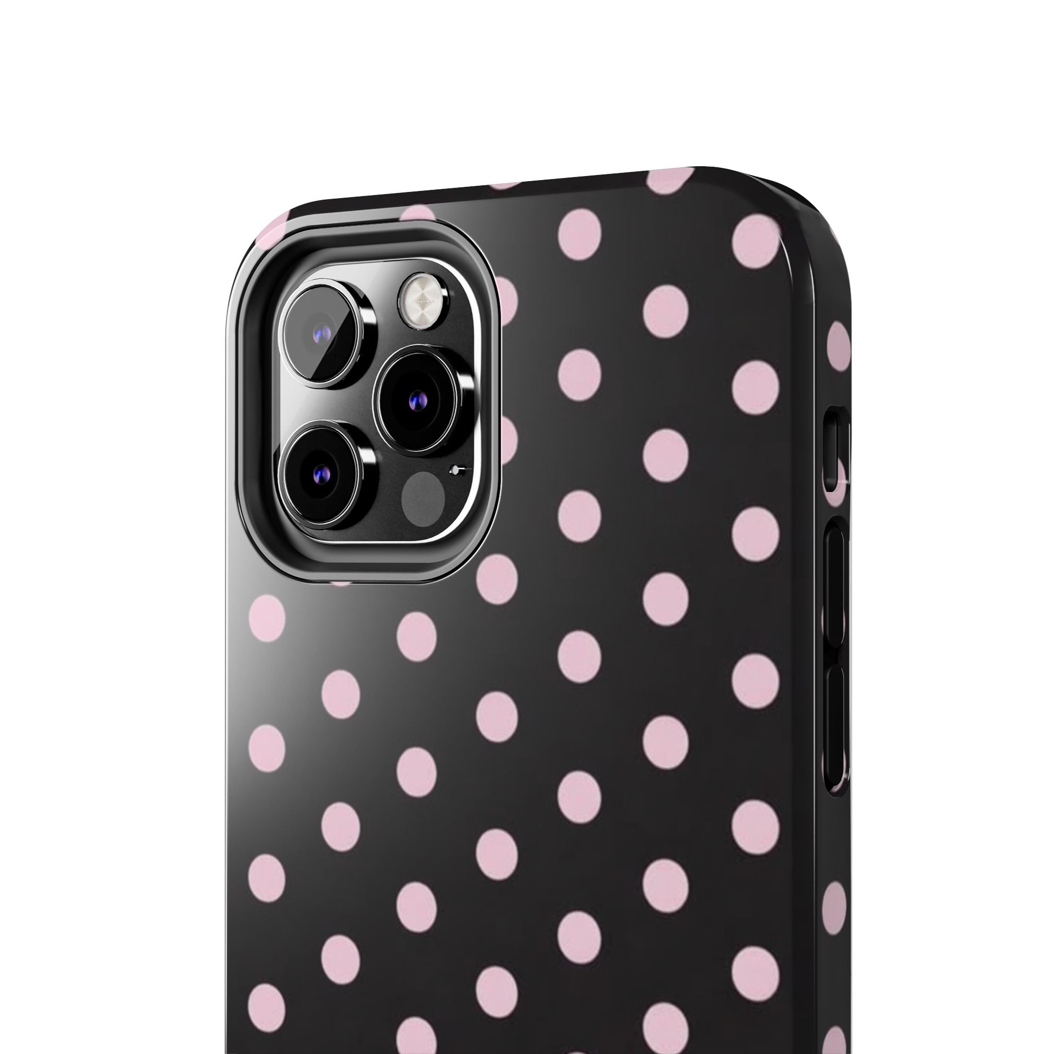 Black and Pink Spots Phone Case