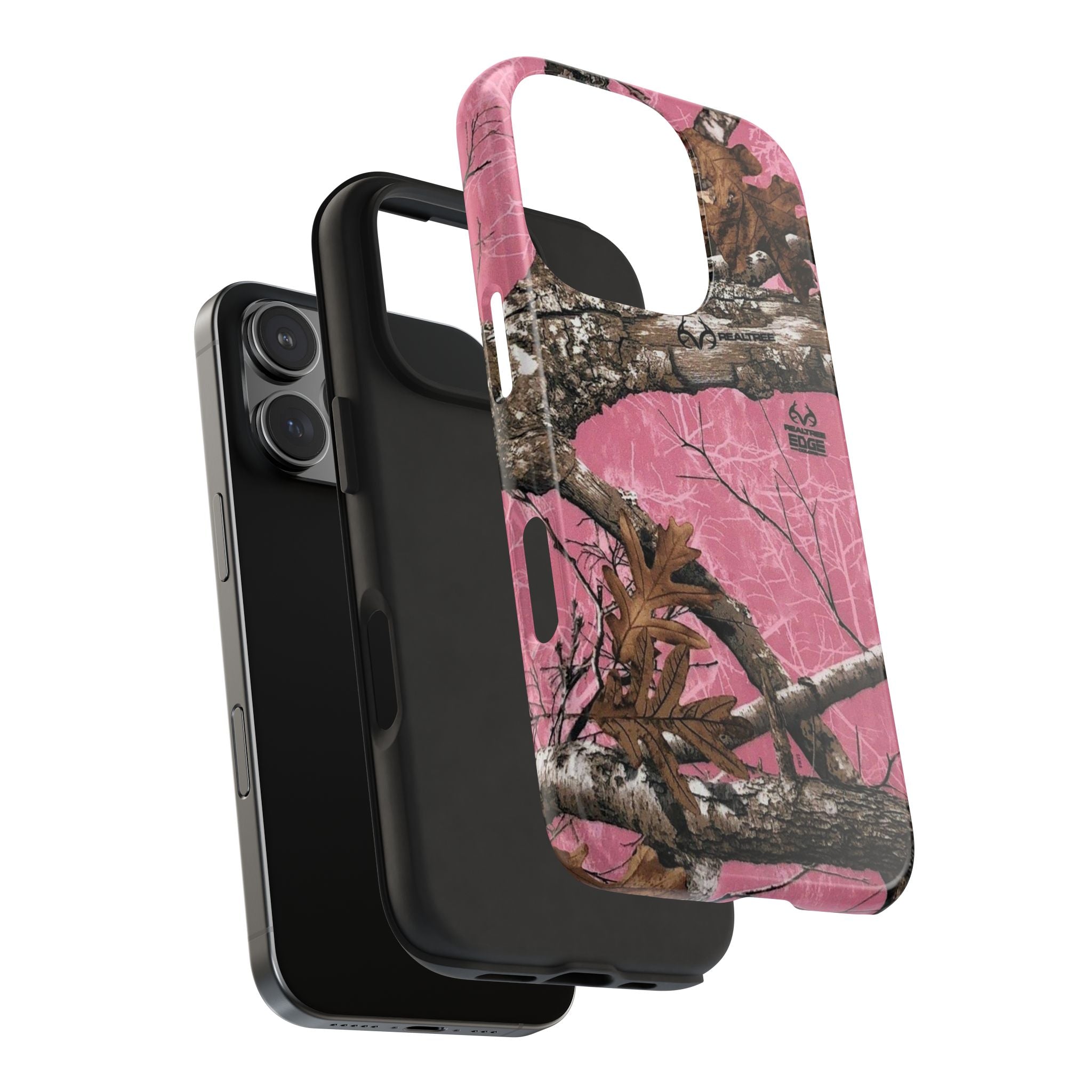 Pink Camo Real Tree Phone Case  - Tough Impact-Resistant Case