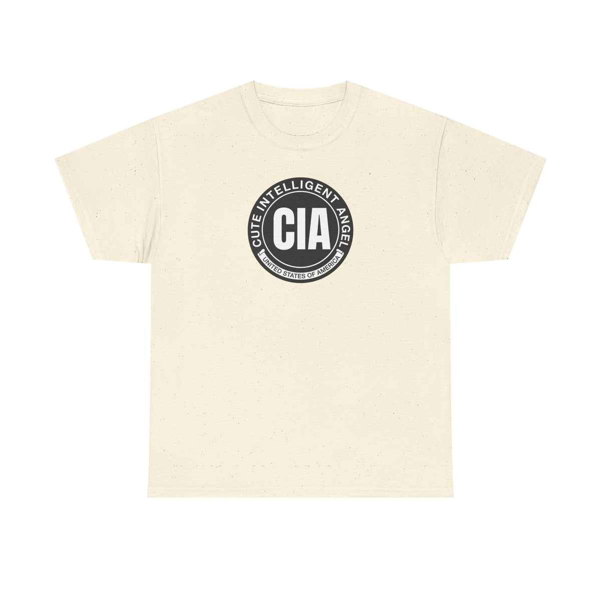 CIA Cute Intelligent Angel 100% Cotton Tee