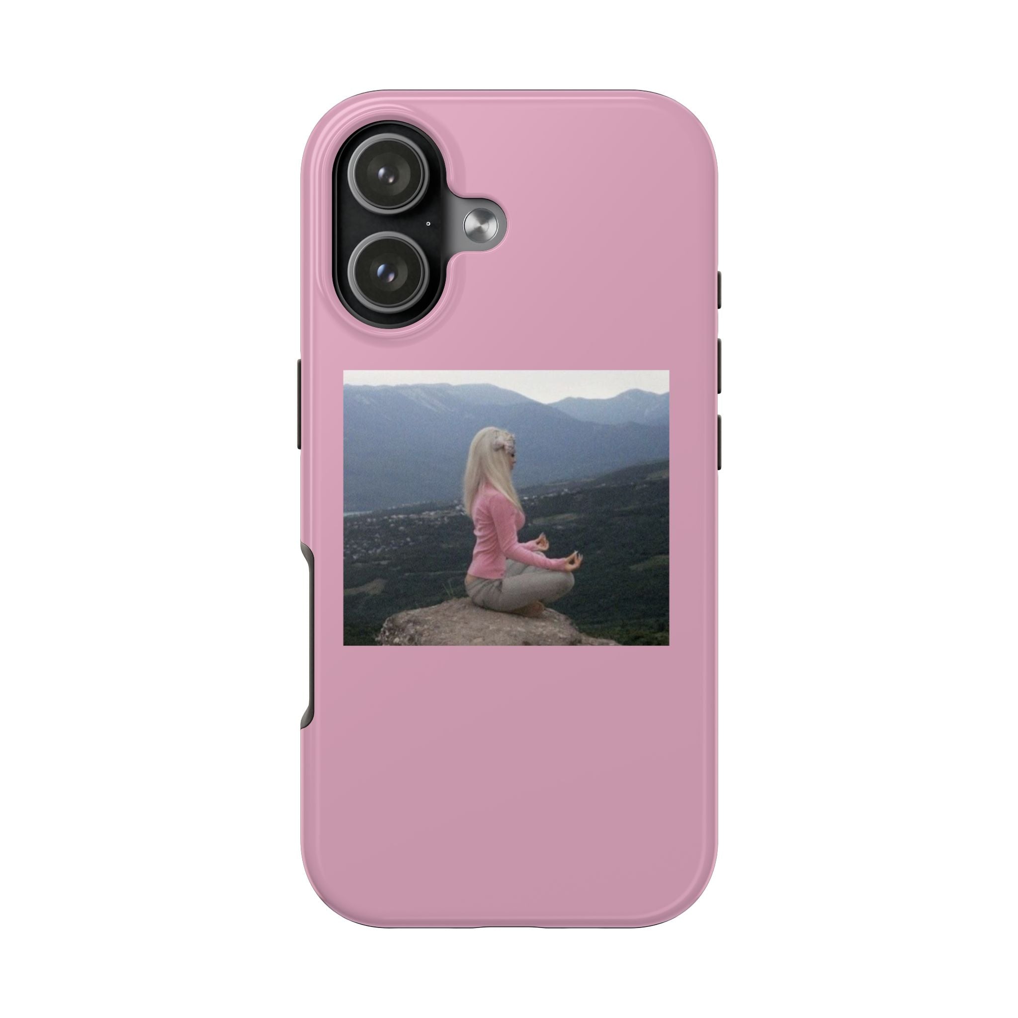 Manifestation Yoga Girl Manifesting Meme Phone Case