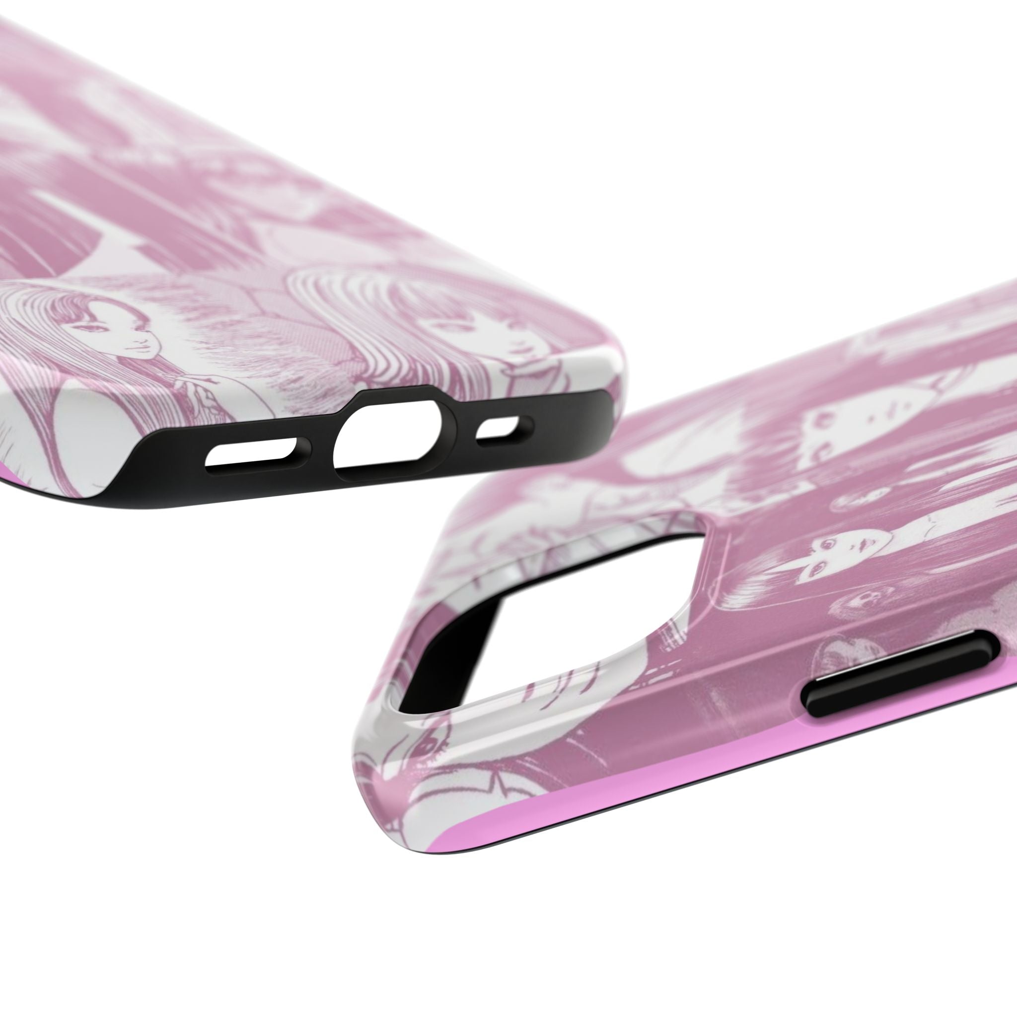 Cute Pink Anime Girl Comic BookPhone Case  - Tough Impact-Resistant Cases