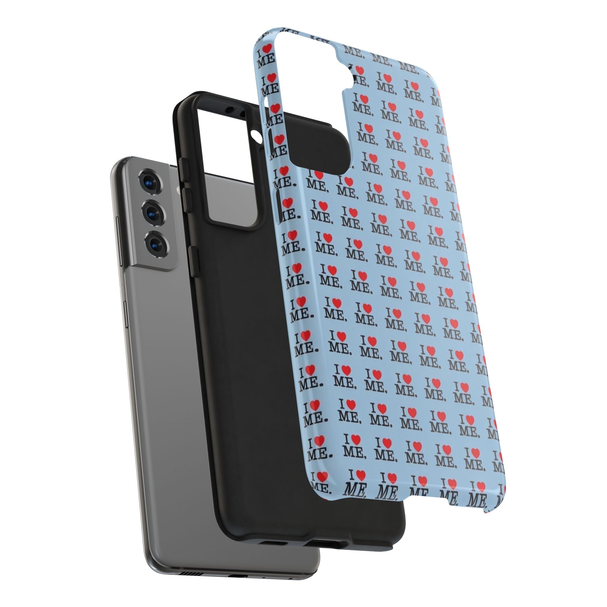 I <3 Me Baby Blue Phone Case