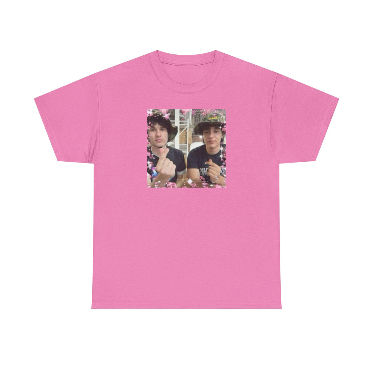 Proud Slushy Noobz Kawaii Cute Pic Martin and Hamzah Fan Merch Unisex Heavy Cotton Tee