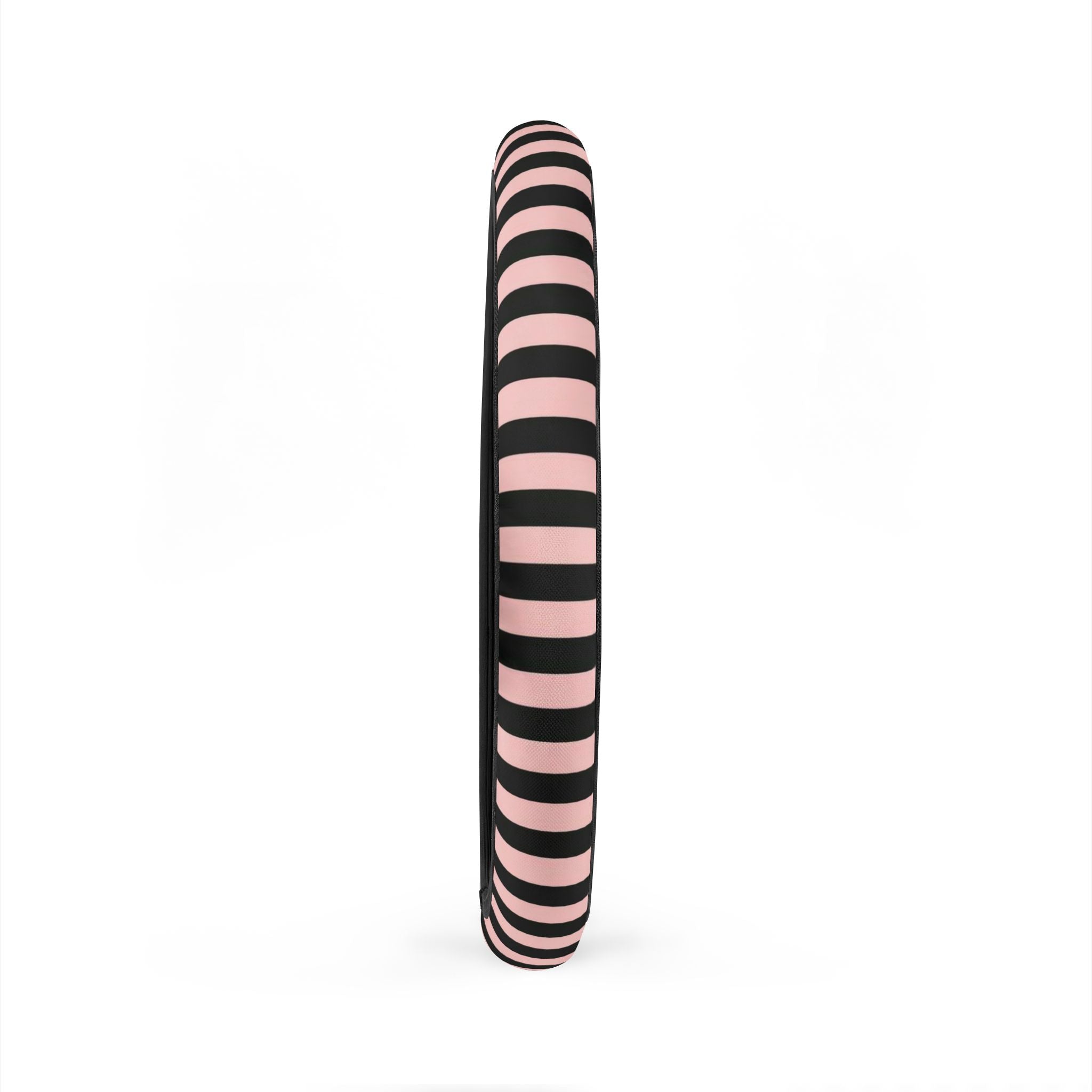 Striped Pink and Black Car Steering Wheel Cover