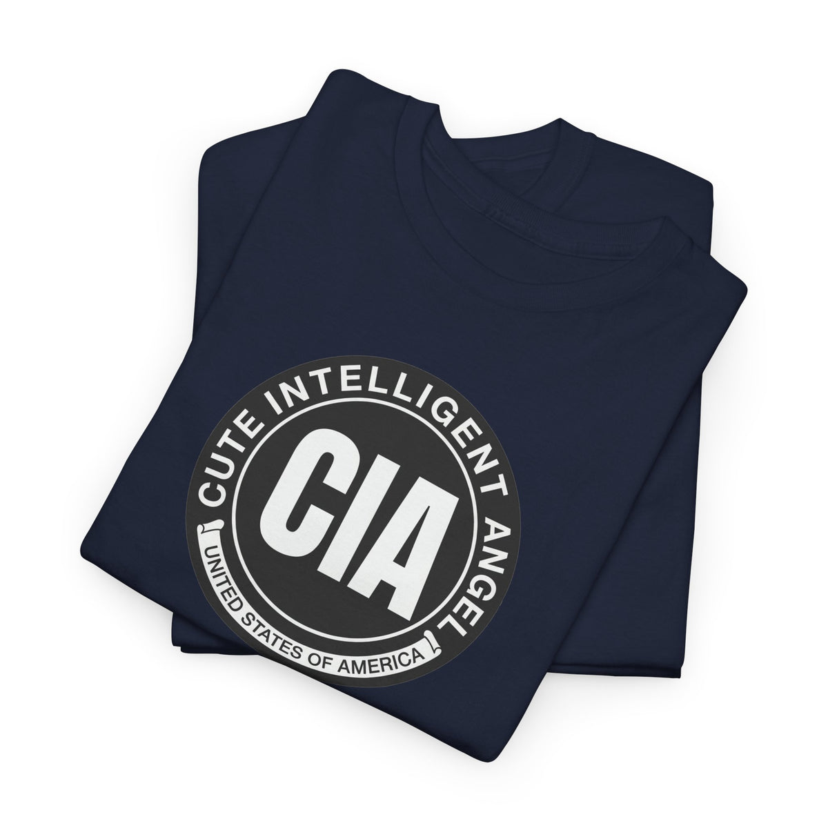 CIA Cute Intelligent Angel 100% Cotton Tee