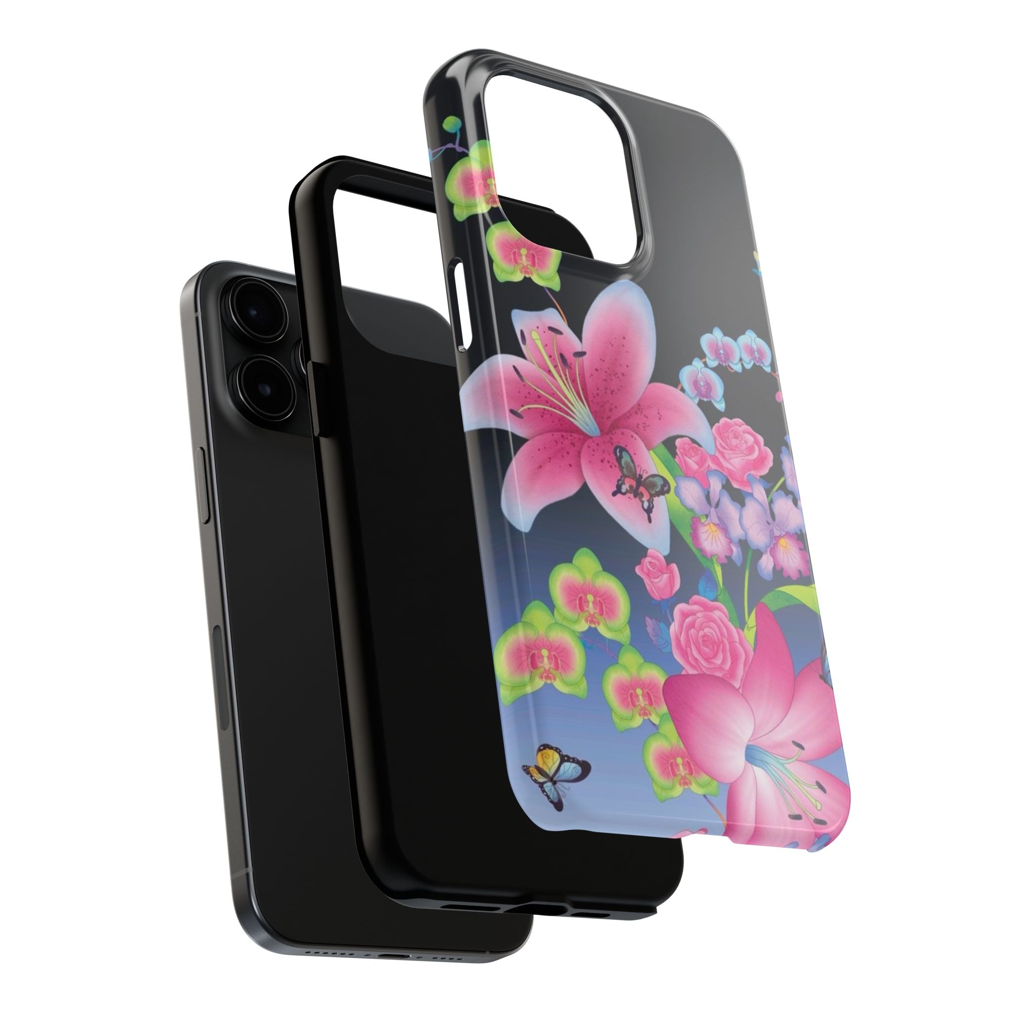 Bright Lily and Orchid  Phone Case