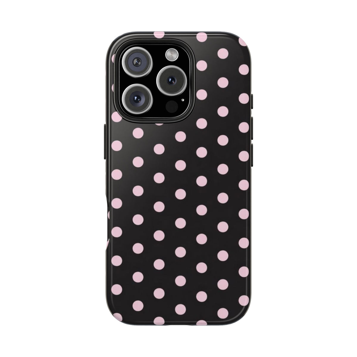 Black and Pink Spots Phone Case