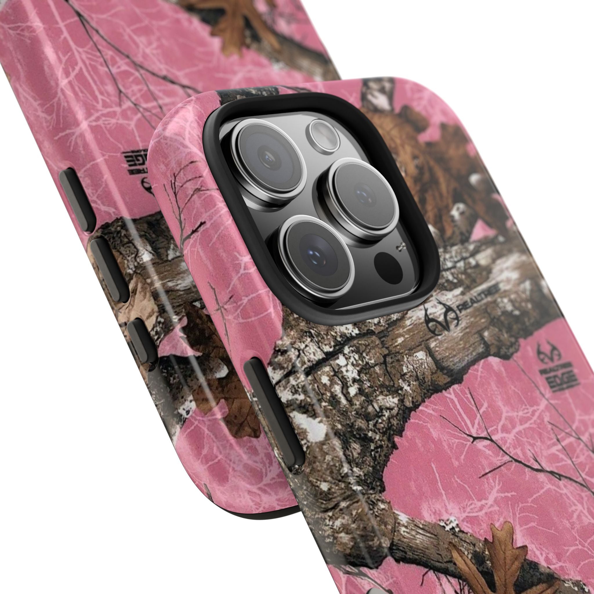 Pink Camo Real Tree Phone Case  - Tough Impact-Resistant Case