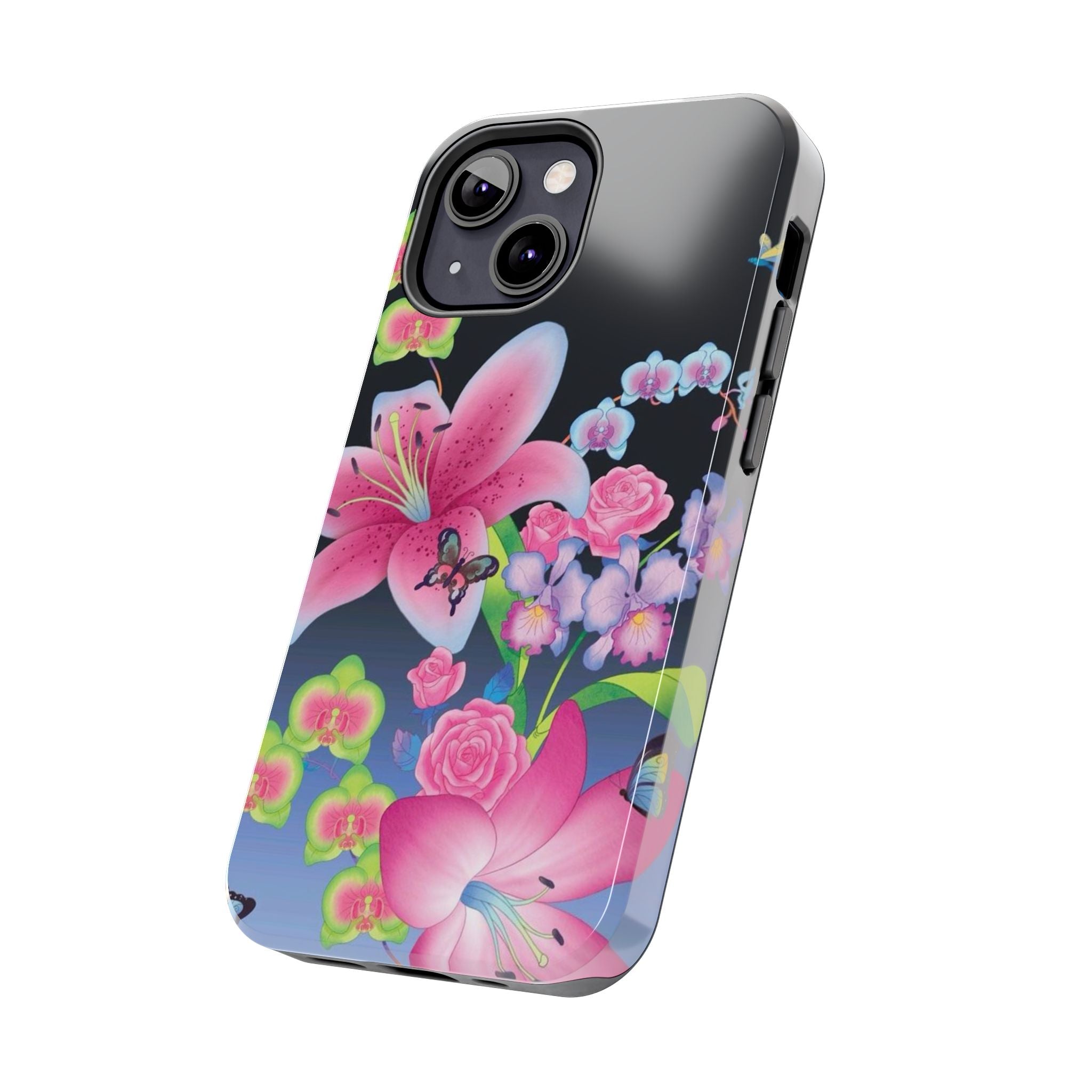 Bright Lily and Orchid  Phone Case