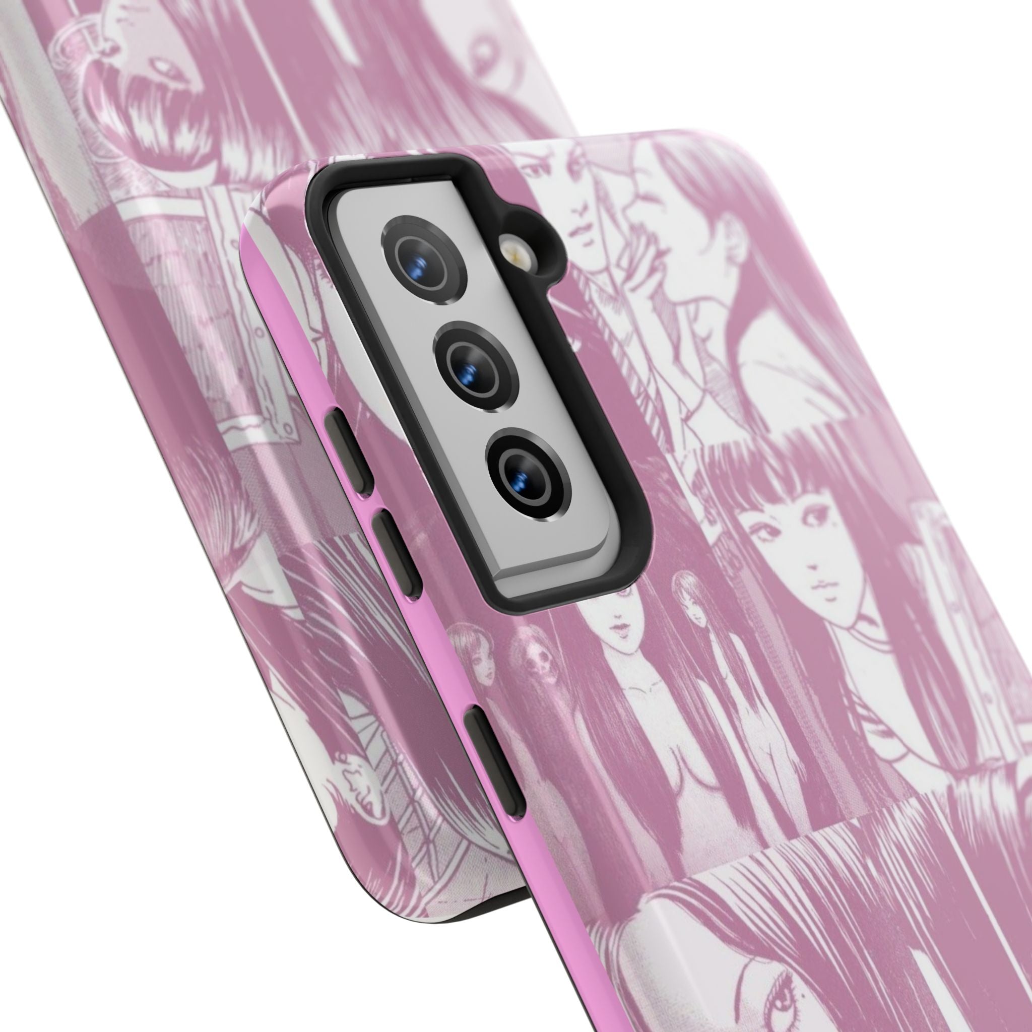 Cute Pink Anime Girl Comic BookPhone Case  - Tough Impact-Resistant Cases