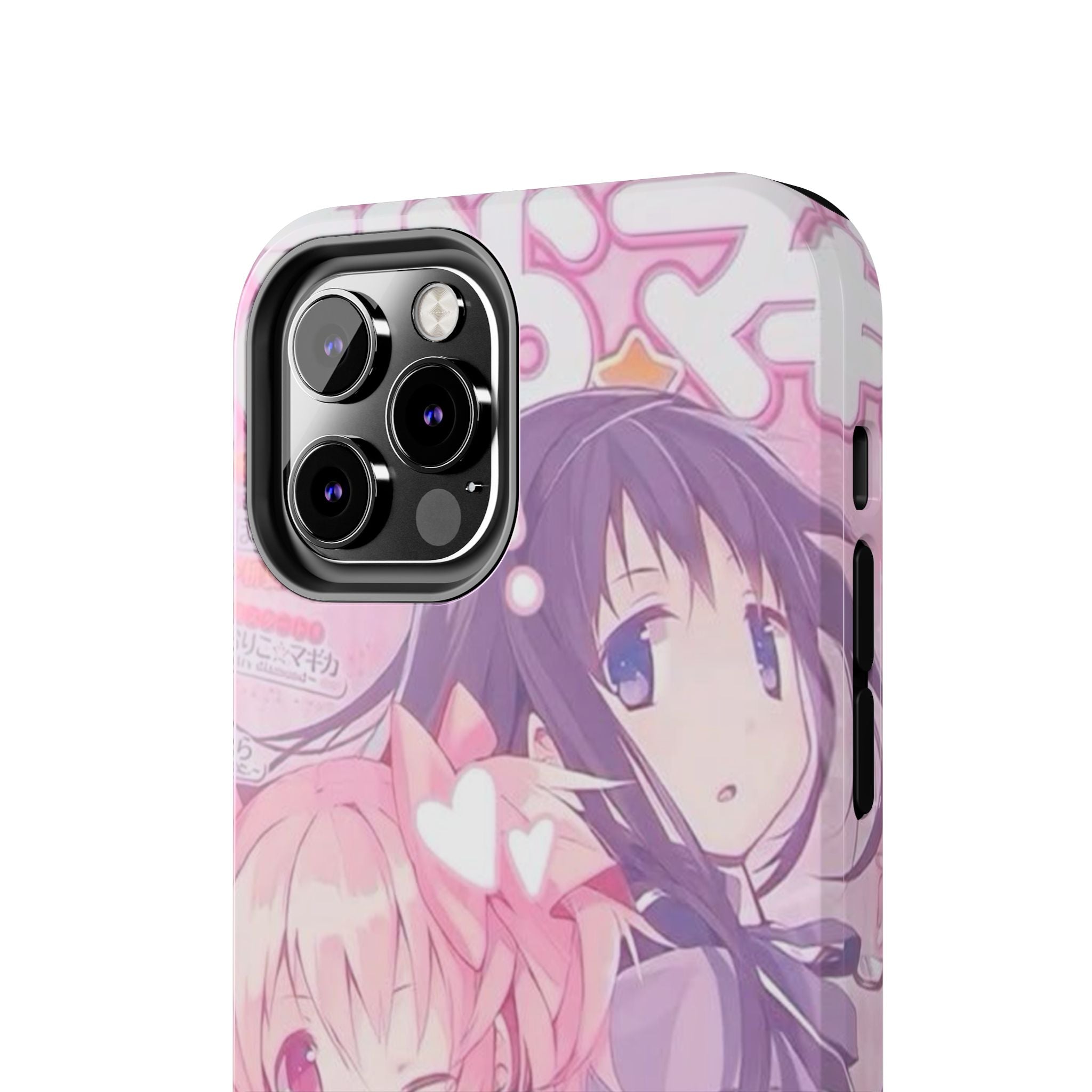 Cute Pink and Purple Anime Phone Case