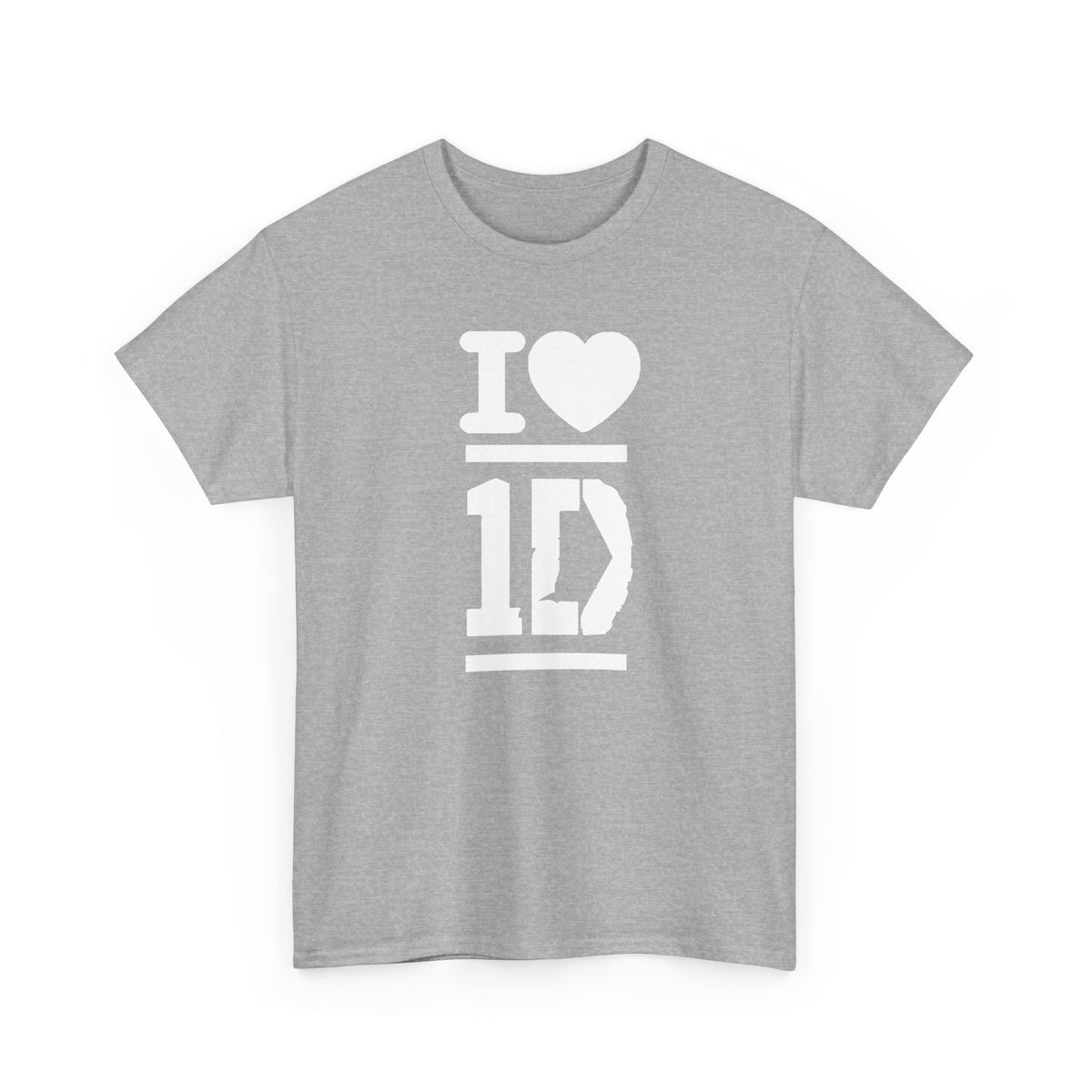 One Direction Shirt I heart 1D Harry Styles Lyric Inspired 100% Cotton Shirt