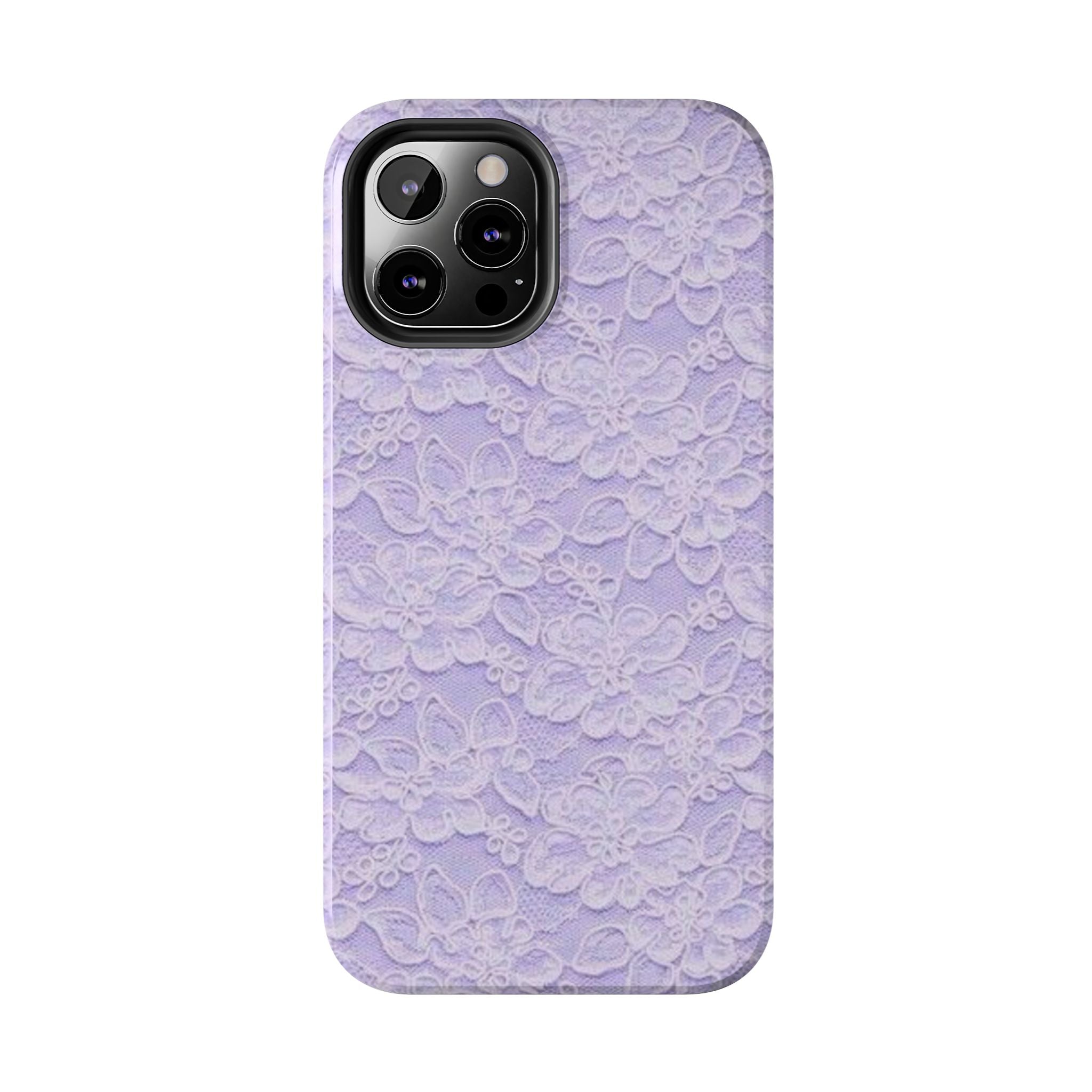 Purple Lace Cute Coquette Phone Case