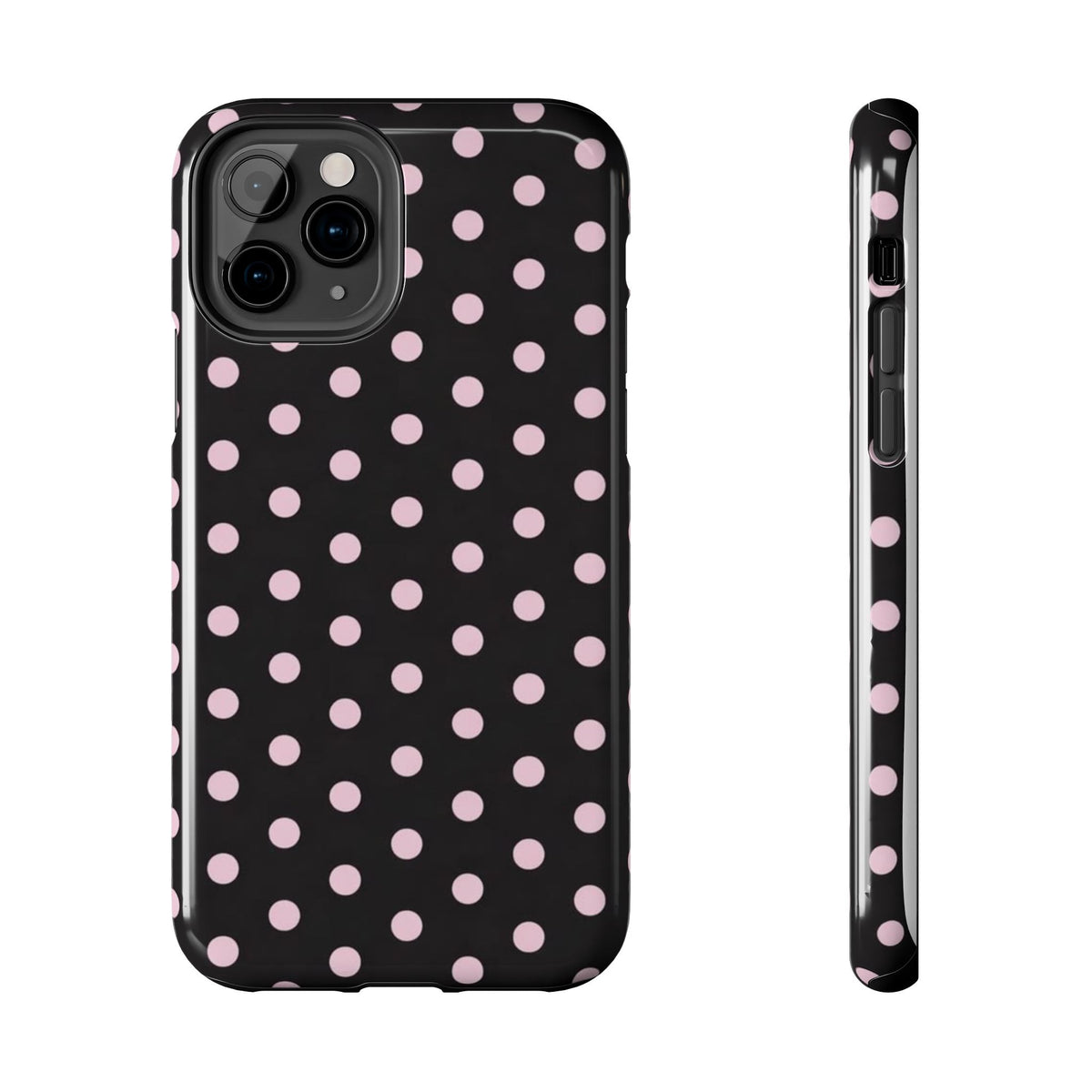 Black and Pink Spots Phone Case