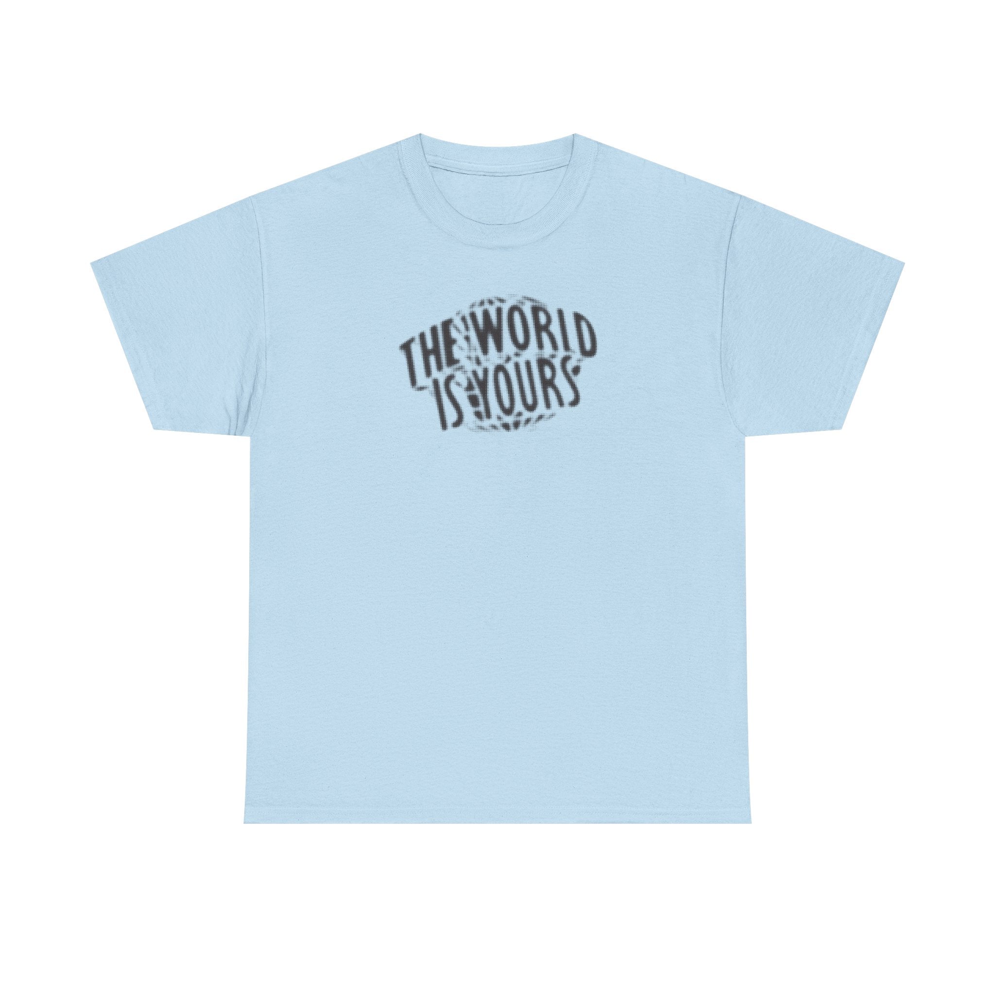 The World is Yours Faded Print 100% Cotton Tee